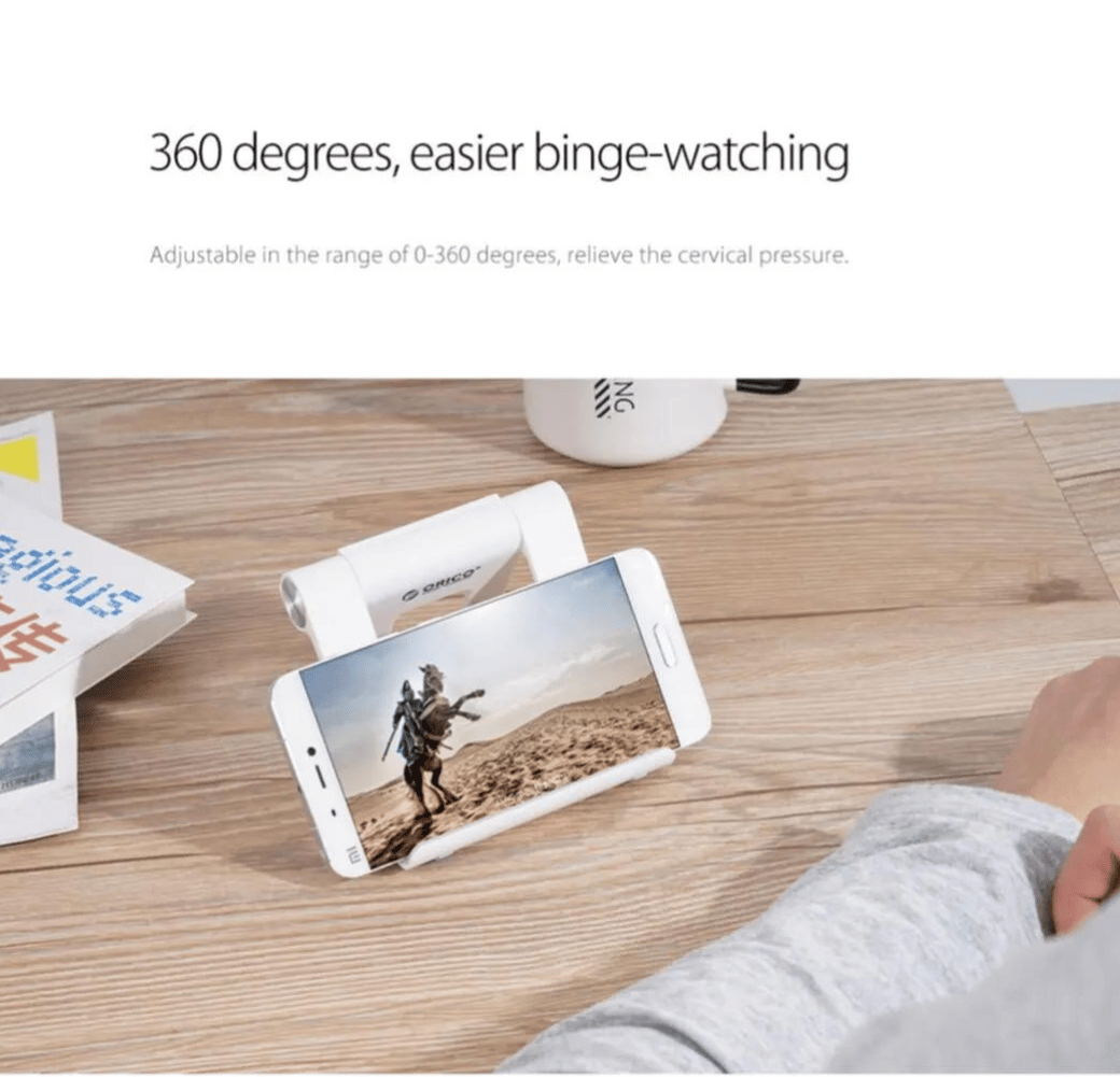 Orico Katlanabilir Masaüstü Telefon Tutucu Stand Beyaz