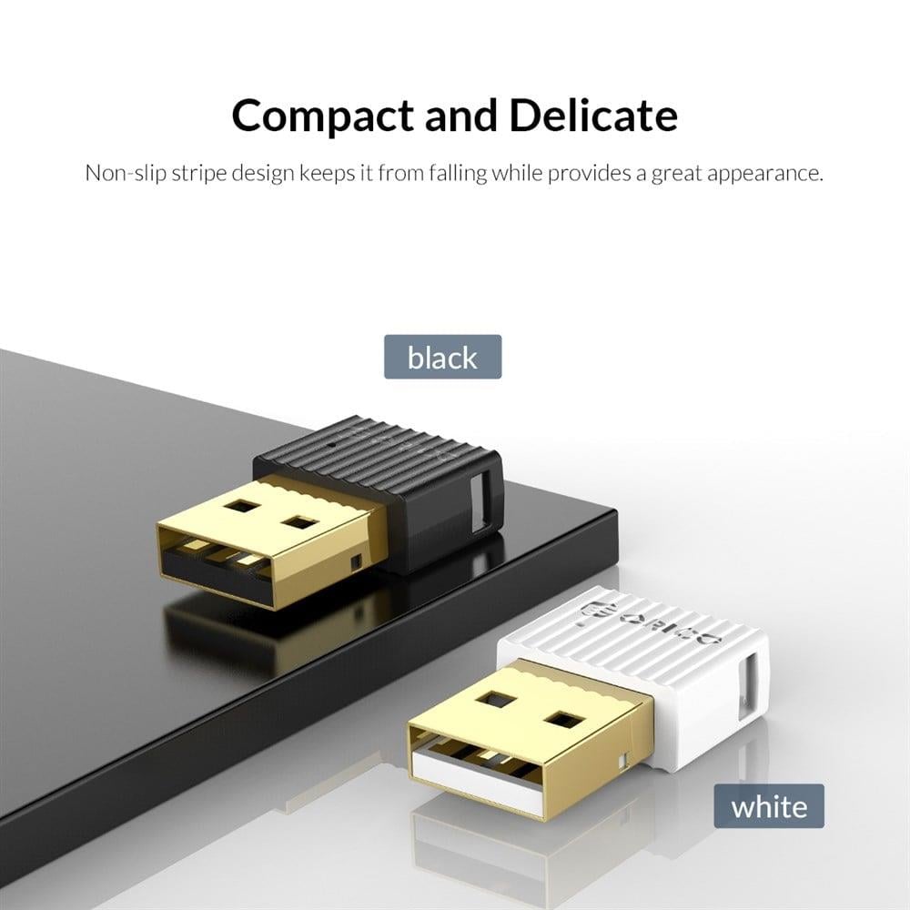 Orico Usb Bluetooth 5.0 Kablosuz Dongle Adaptör  Alıcı Verici Bta-508 Siyah
