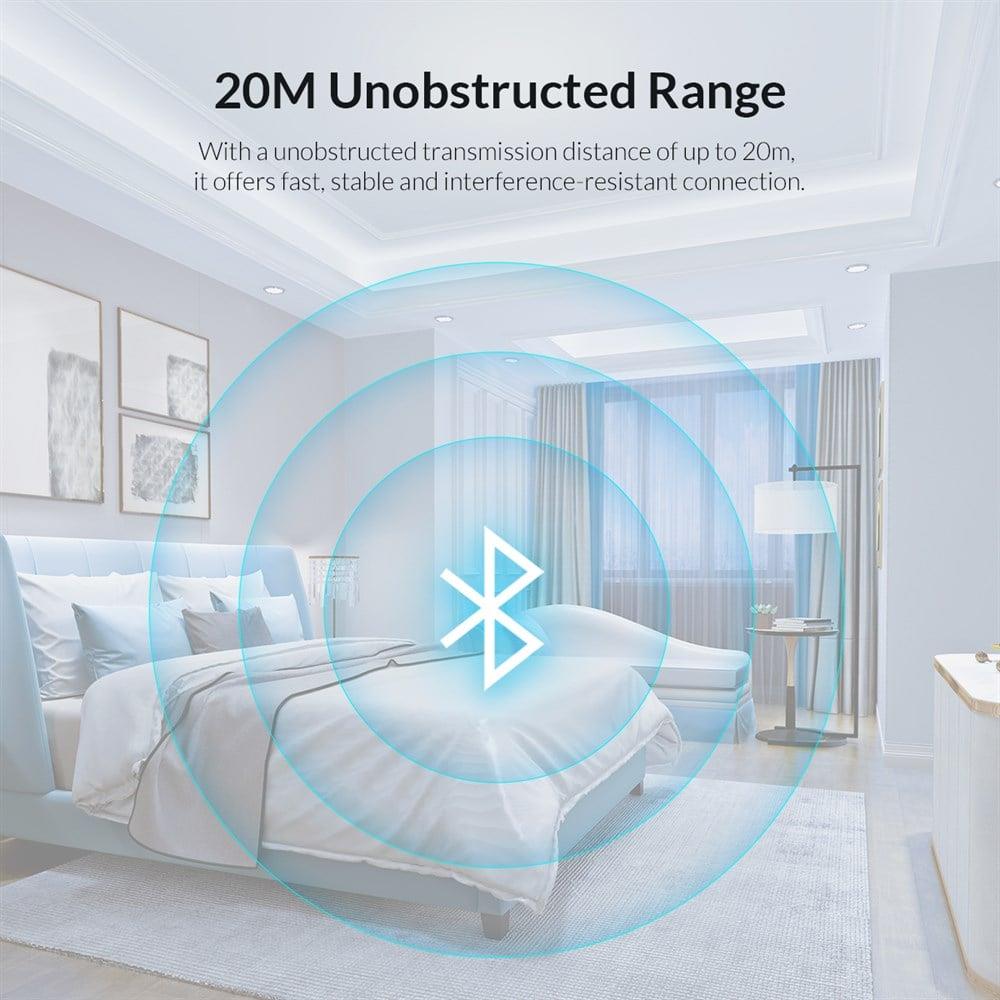 Orico Usb Bluetooth 5.0 Kablosuz Dongle Adaptör  Alıcı Verici Bta-508 Siyah