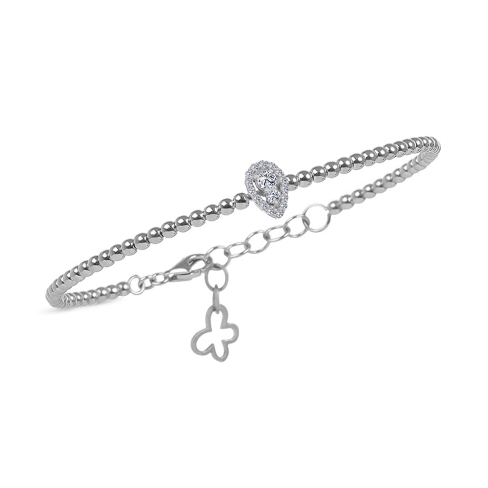 0.21 Karat Pırlantalı Damla Bileklik