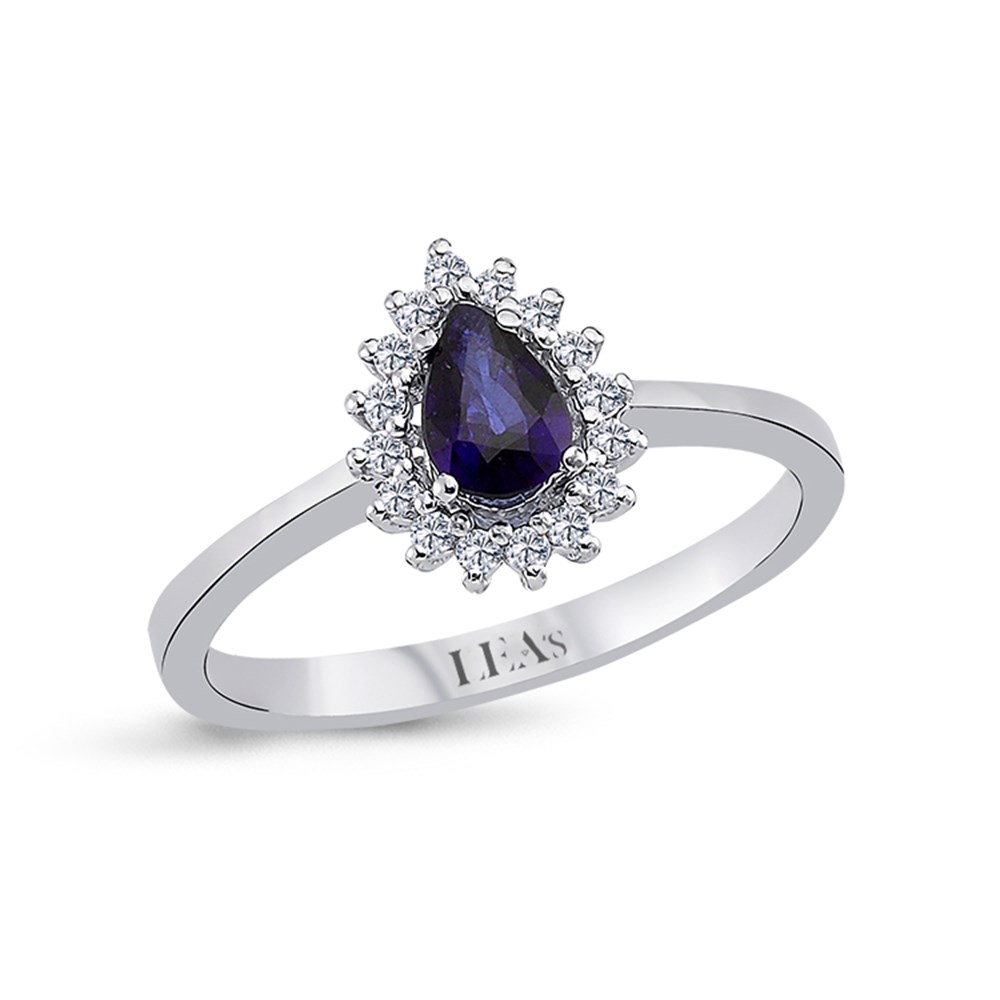 0.52 Karat Pırlanta Safir 3'lü Set