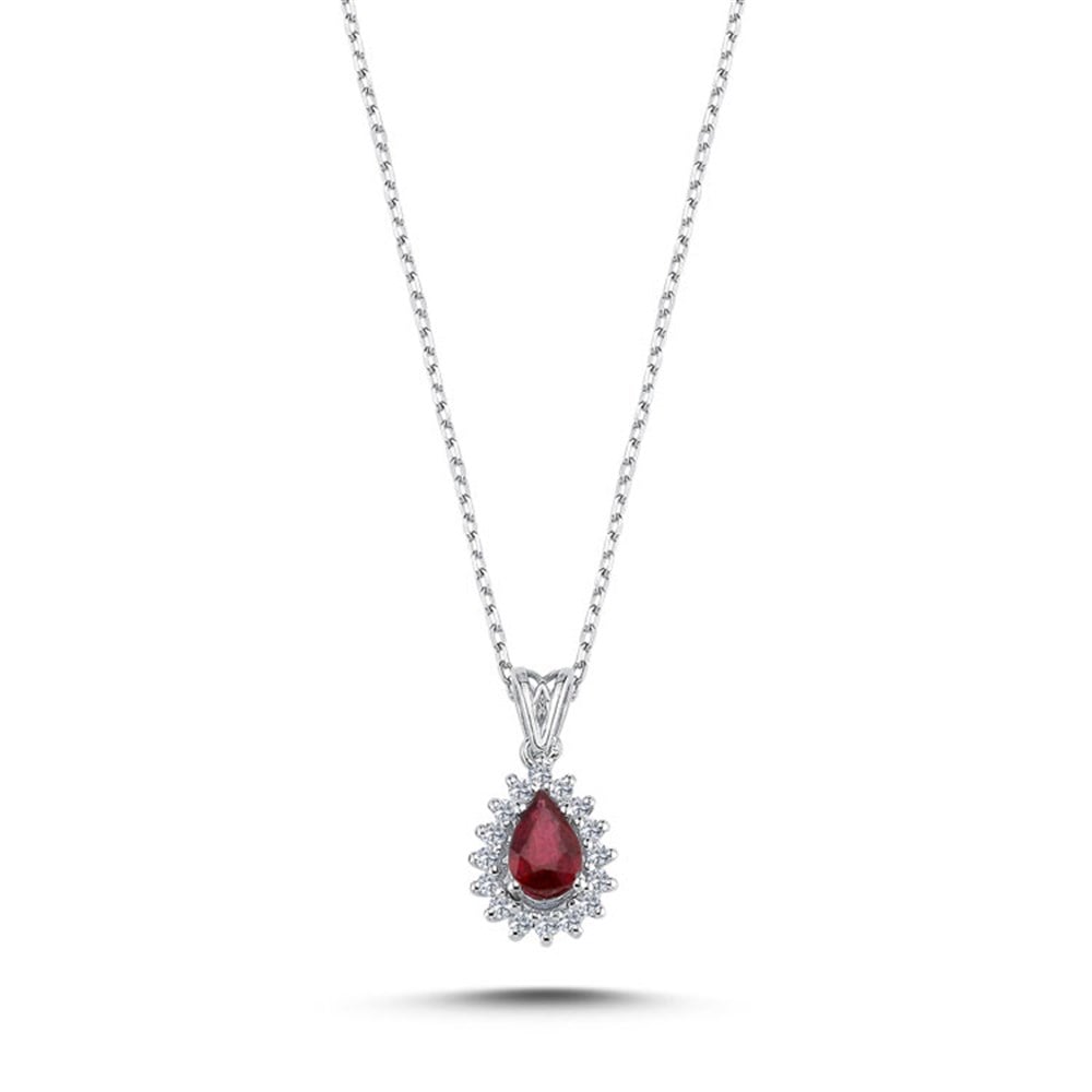 0.52 Karat Pırlanta Yakut 3'lü Set