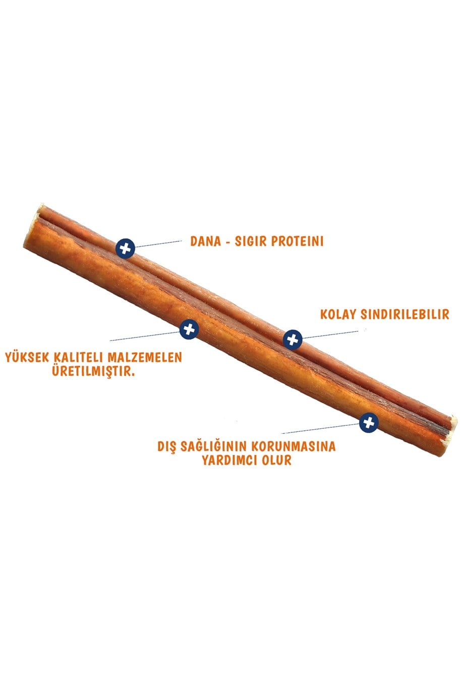 Eva and Wall-E Köpek Ödül Kemiği Kurutulmuş Bully Stick Özel Seri