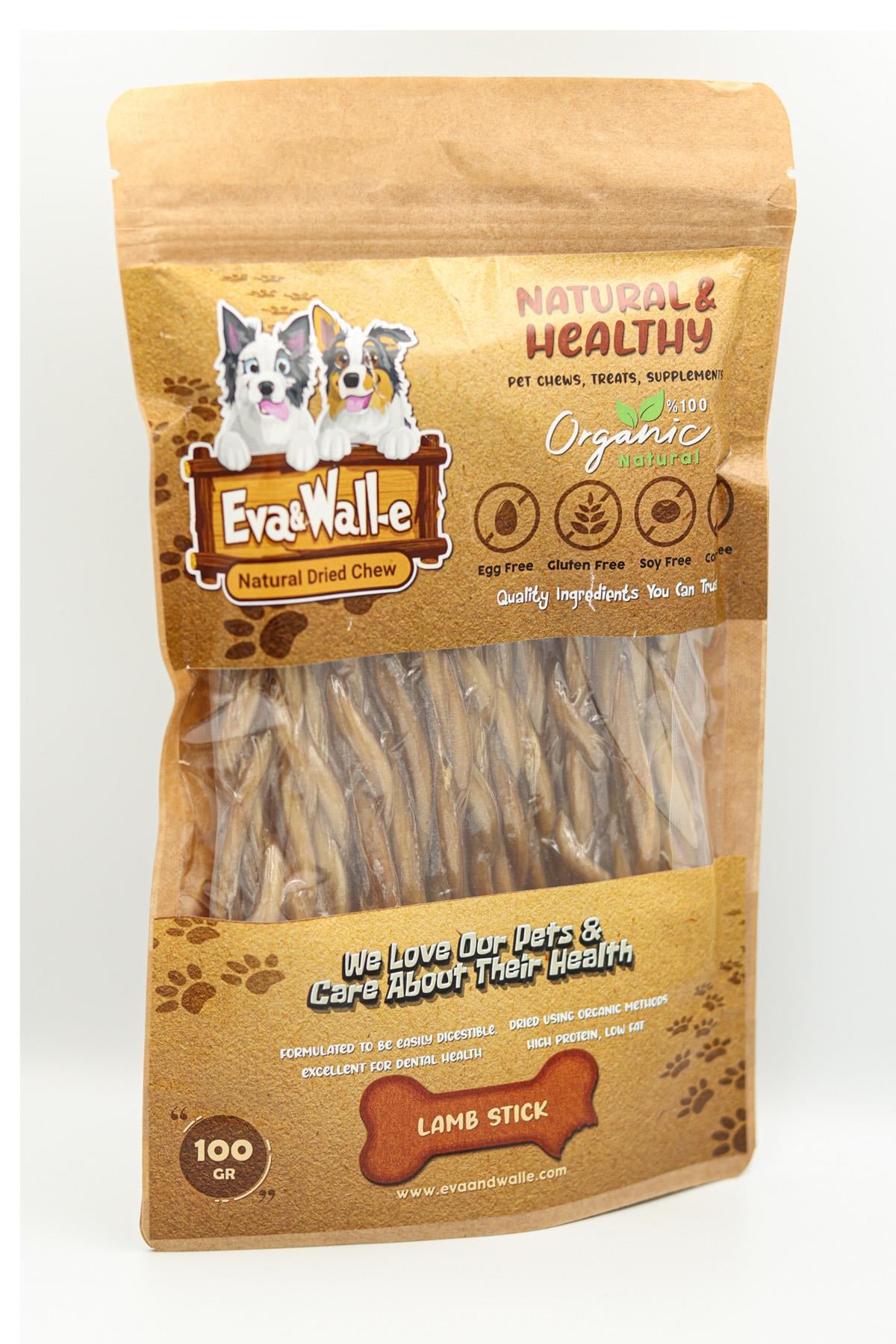 Köpek Ödül Kemiği Kurutulmuş Lamb Stick Küçük Irk Köpekler Poodle için Örgülü