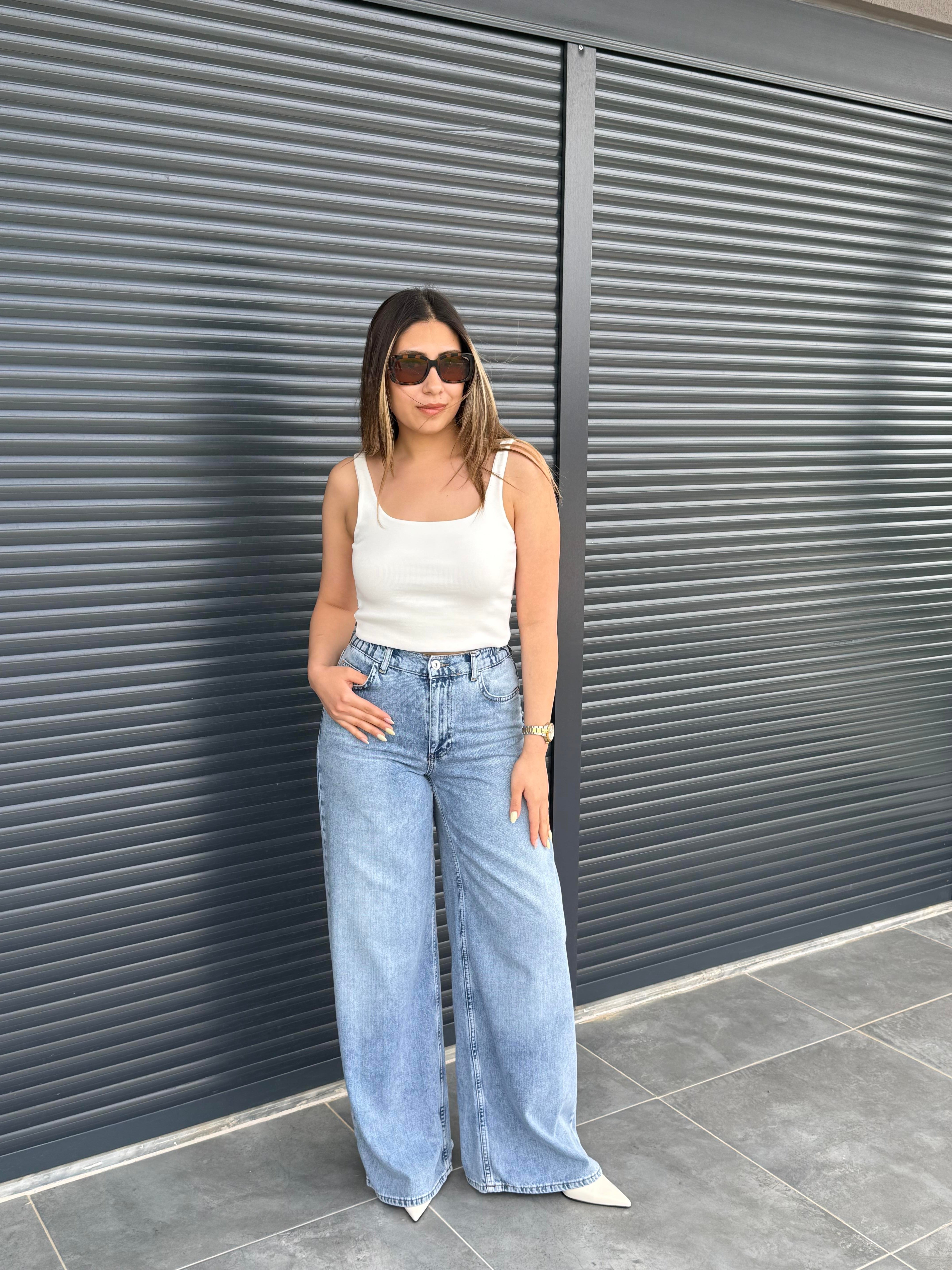 Karol Beli Lastikli Tensel Jean 