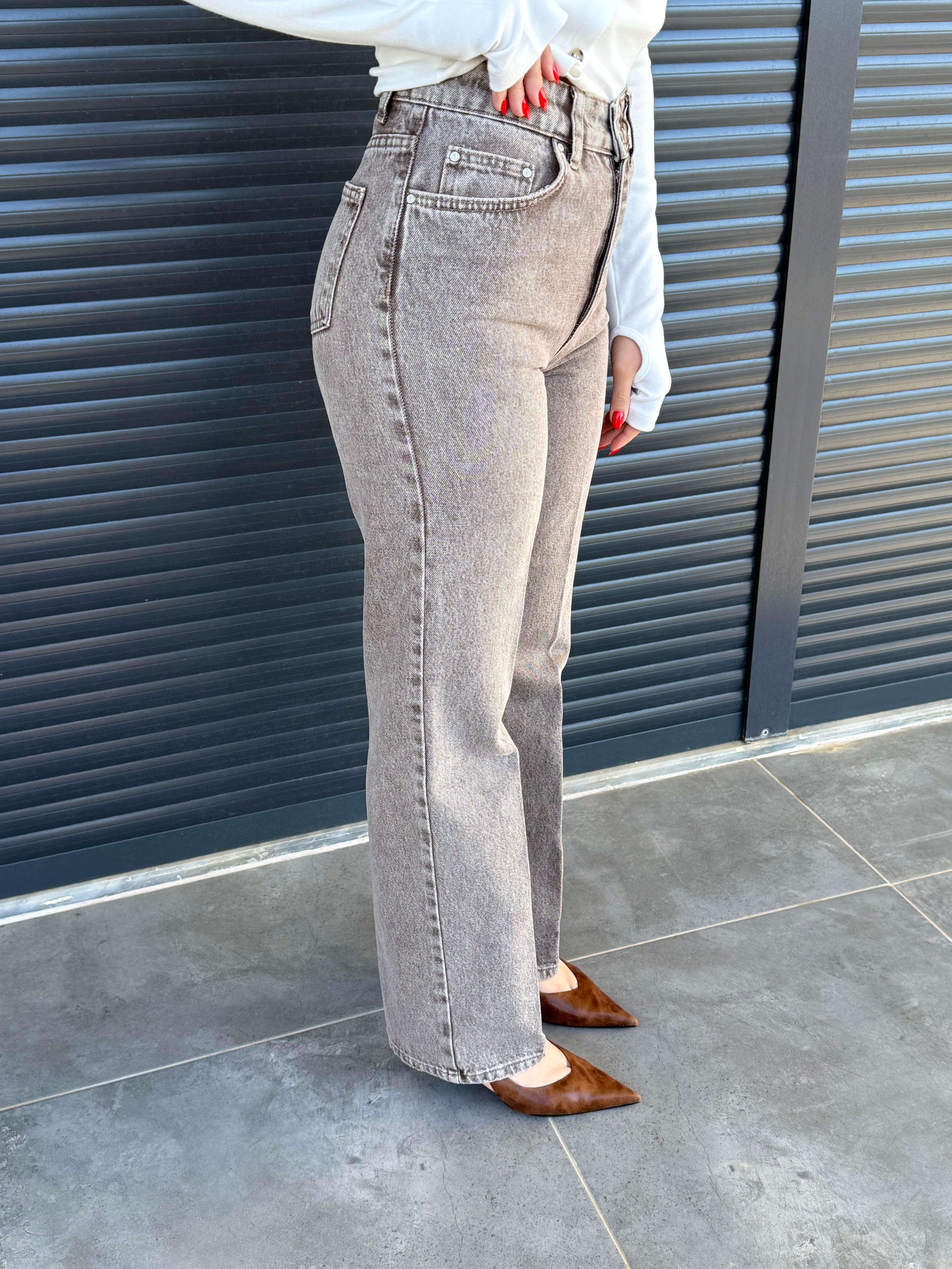 Karol Straight Jean Kahve Taşlama
