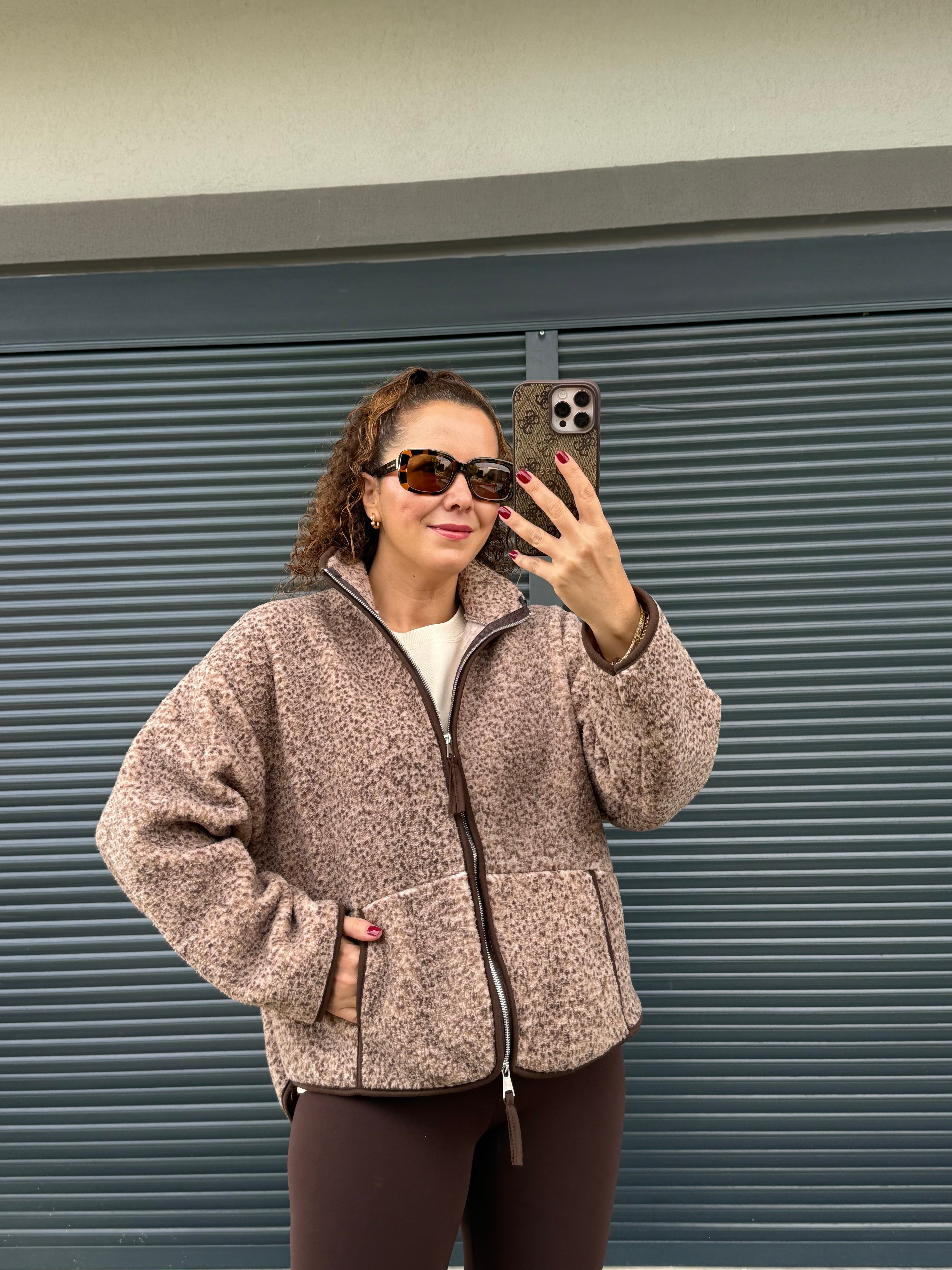 Kırçıllı Fermuarlı Polar Sweat 