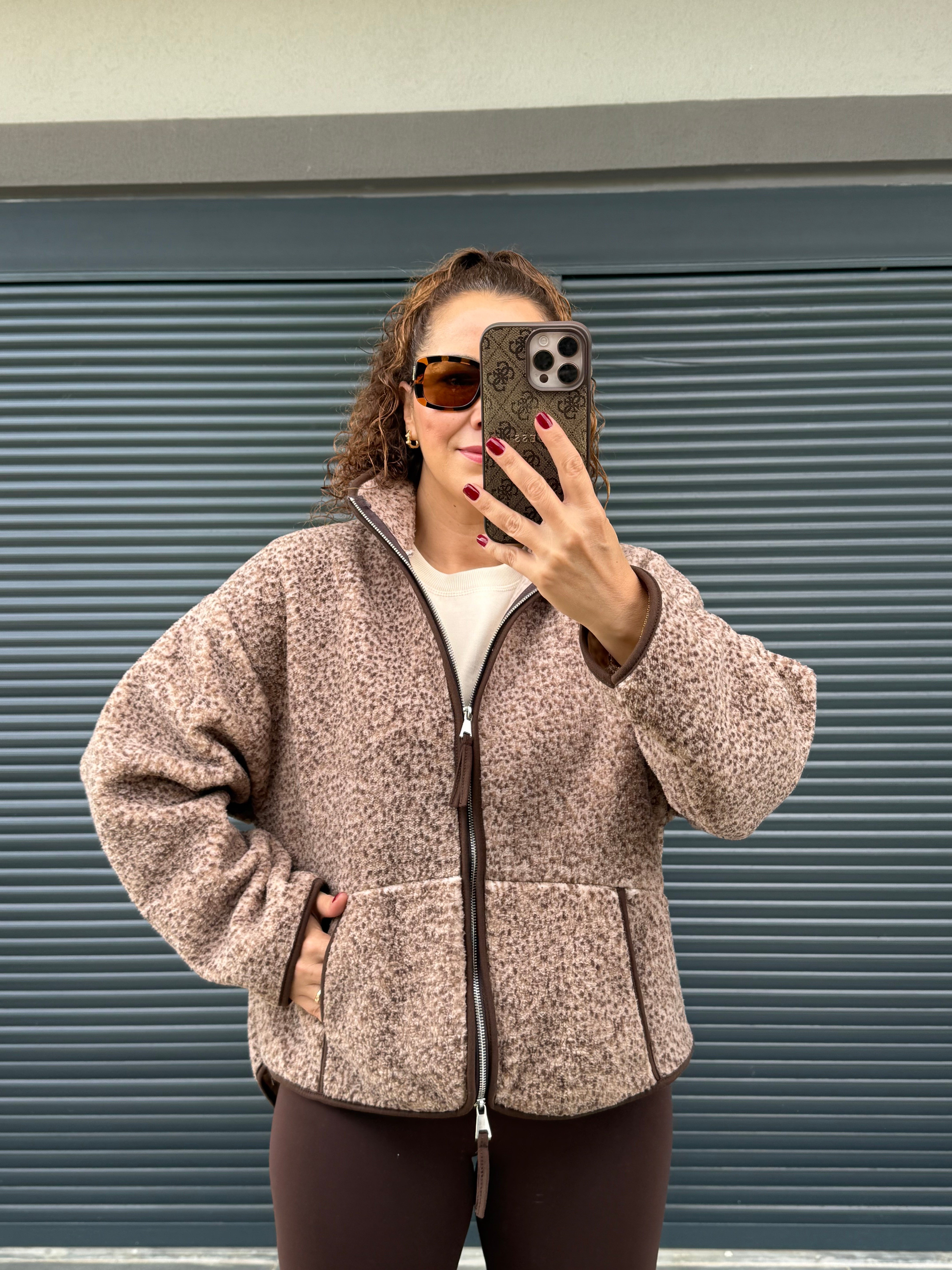 Kırçıllı Fermuarlı Polar Sweat 