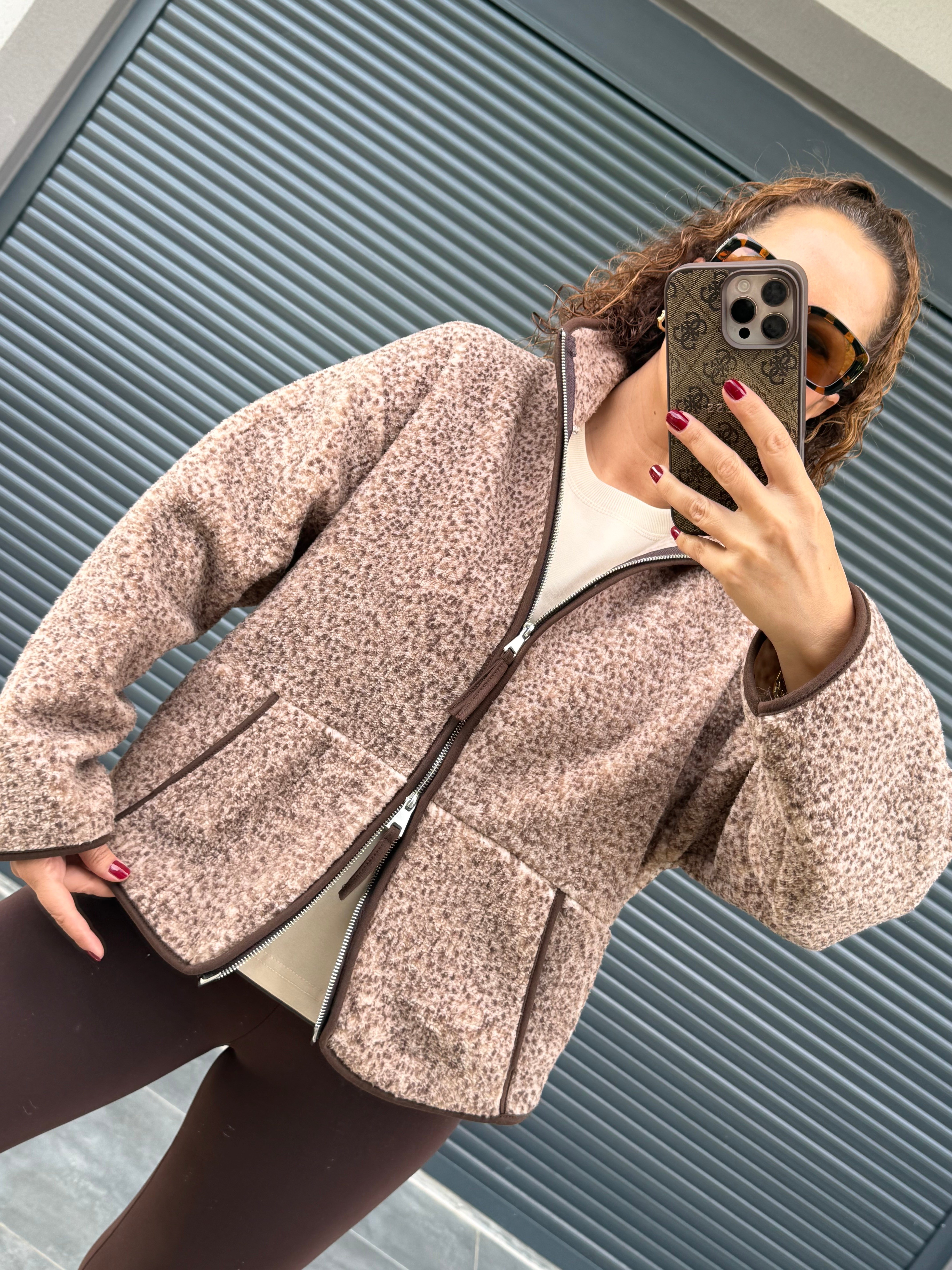 Kırçıllı Fermuarlı Polar Sweat 