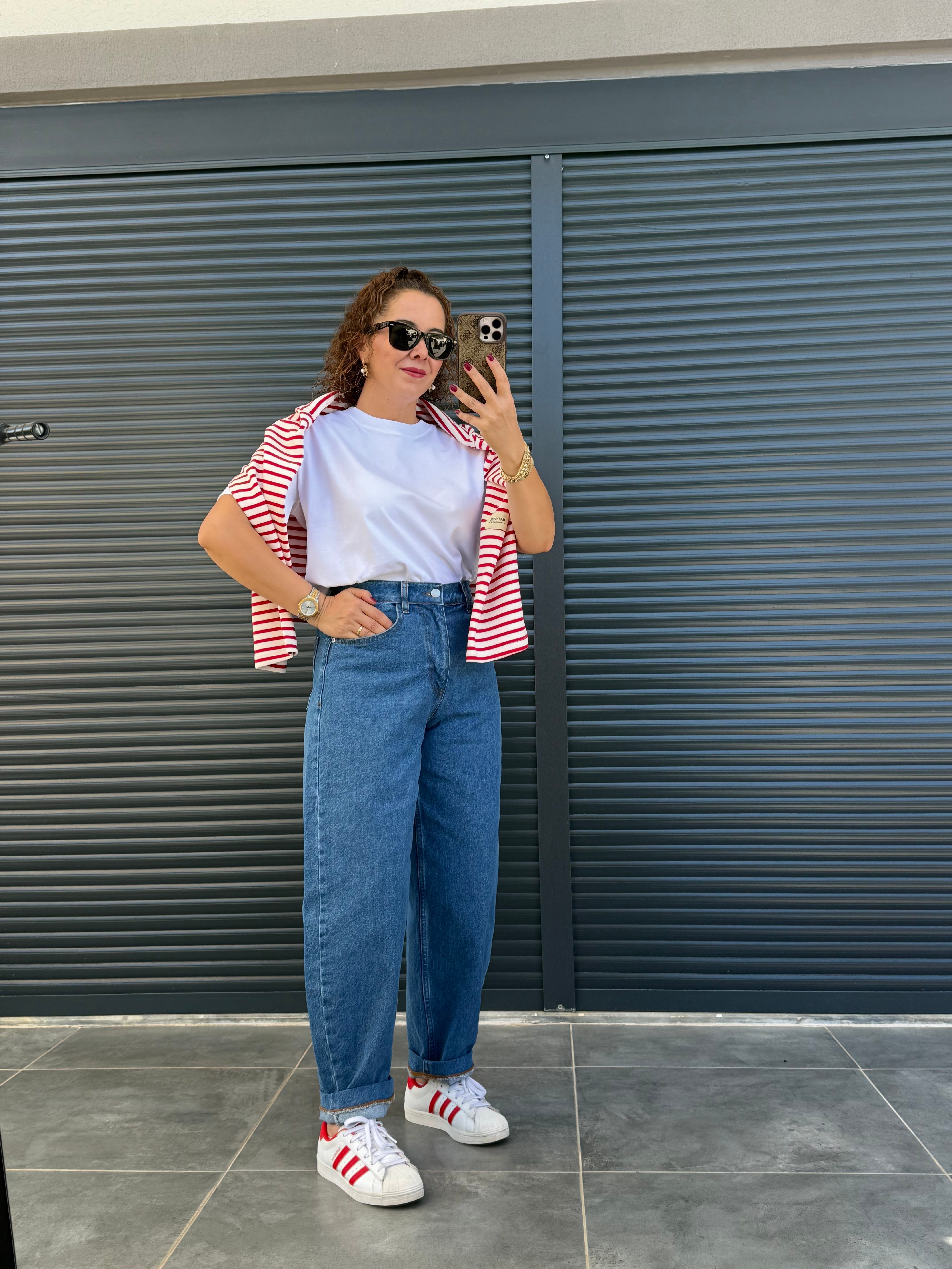 Premium Balon Jean Mavi