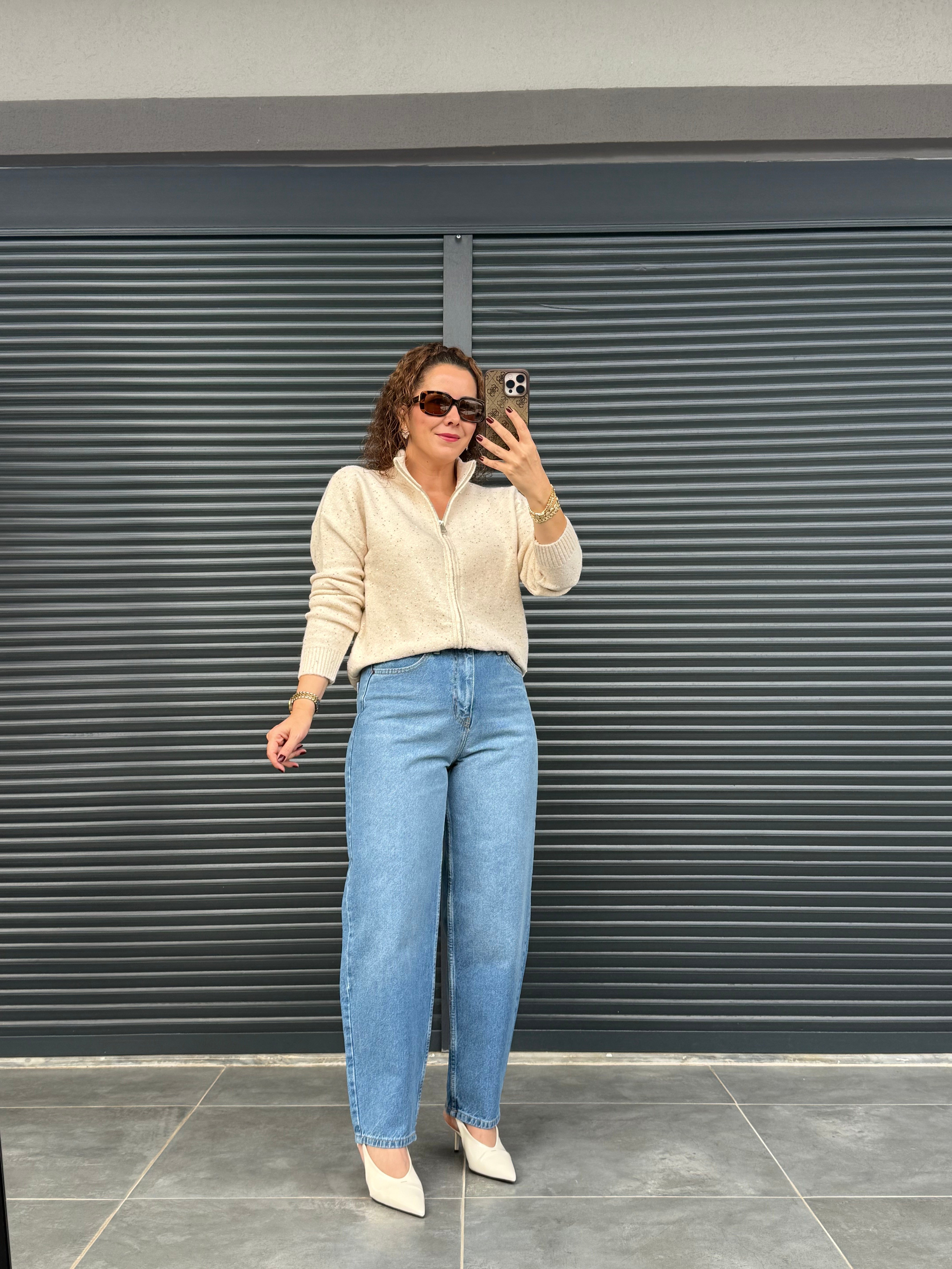 Premium Barrel Fit Jean Mavi