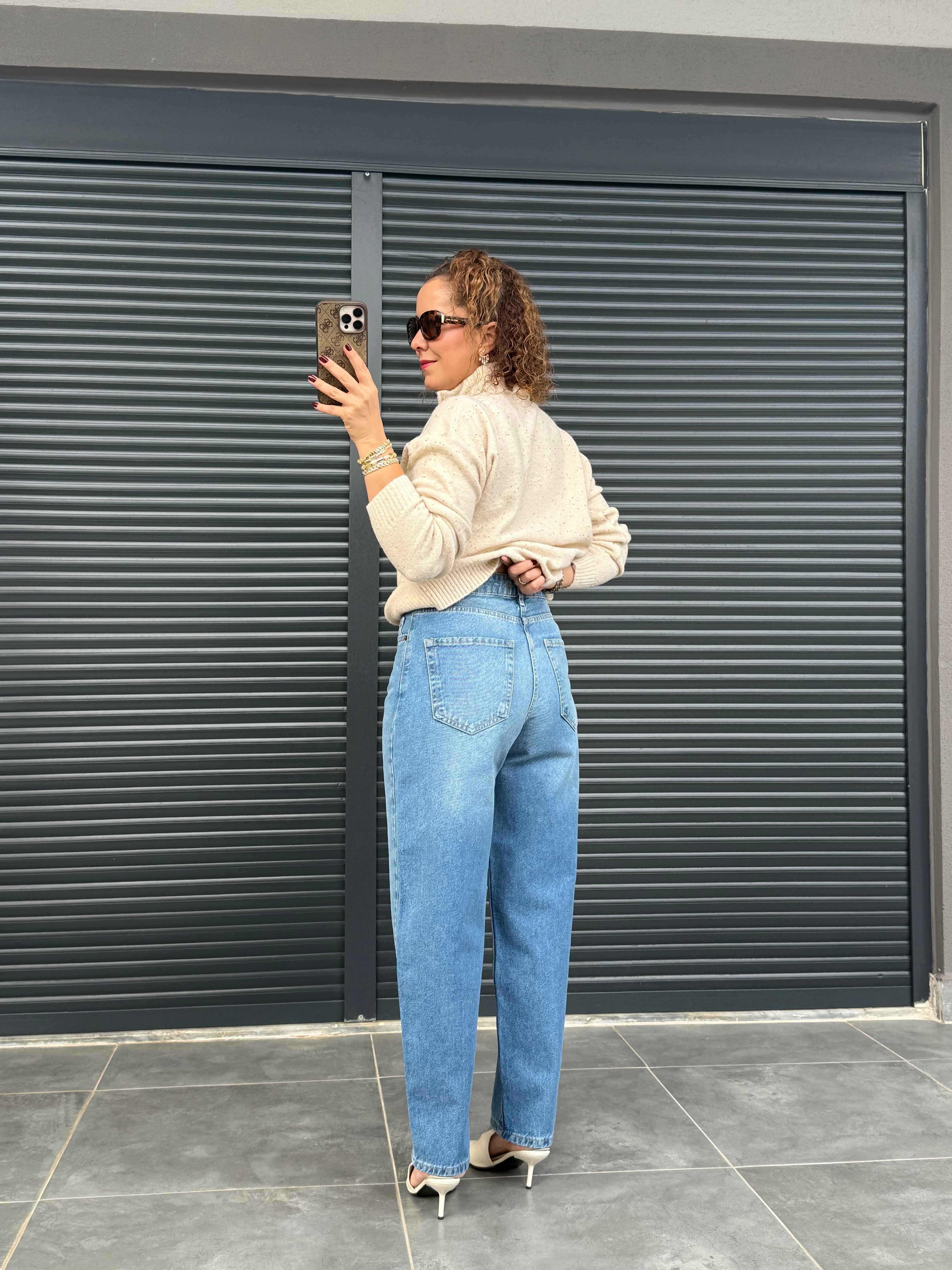 Premium Barrel Fit Jean Mavi
