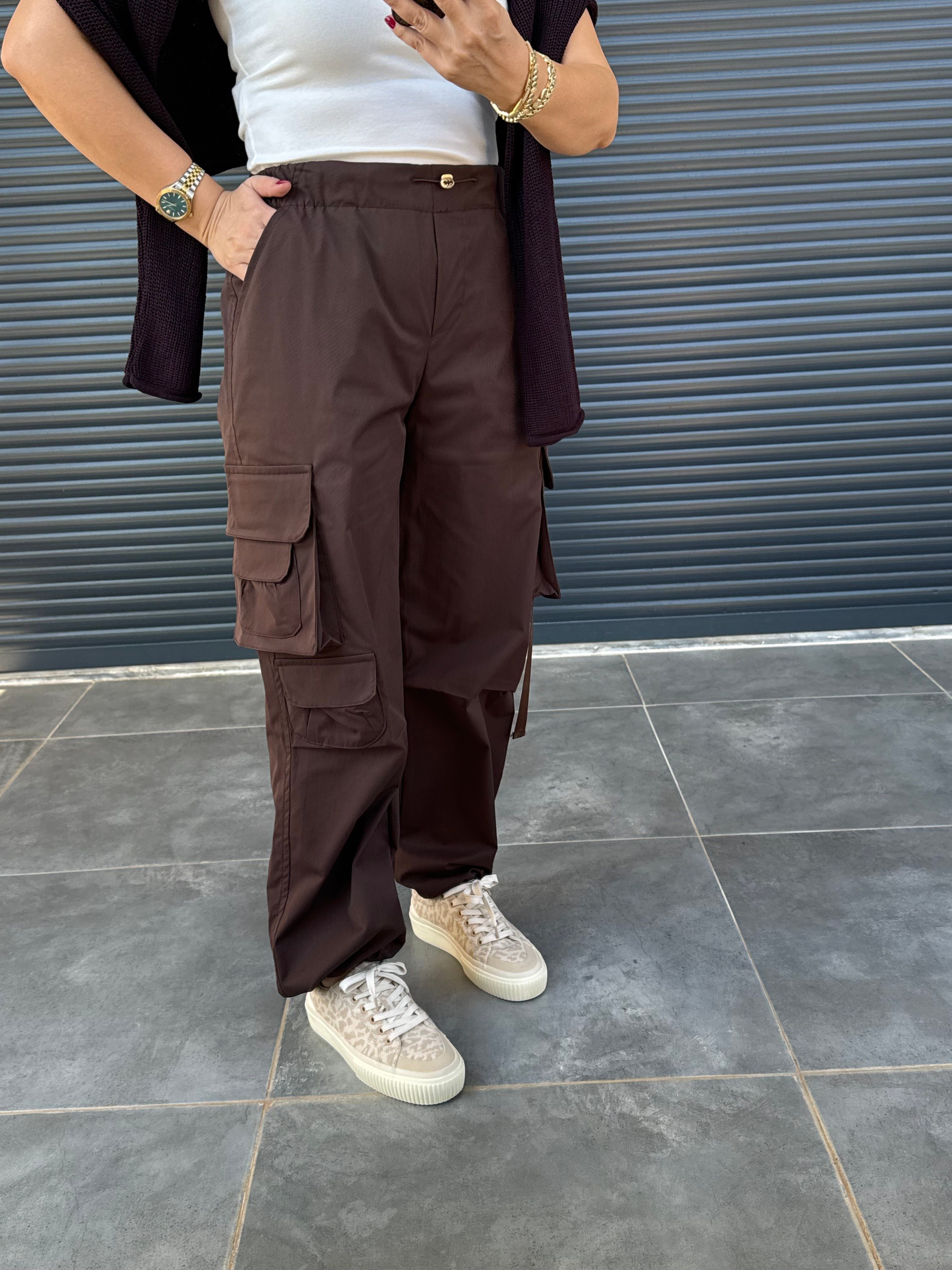 Premium Kargo Pantolon Acı Kahve