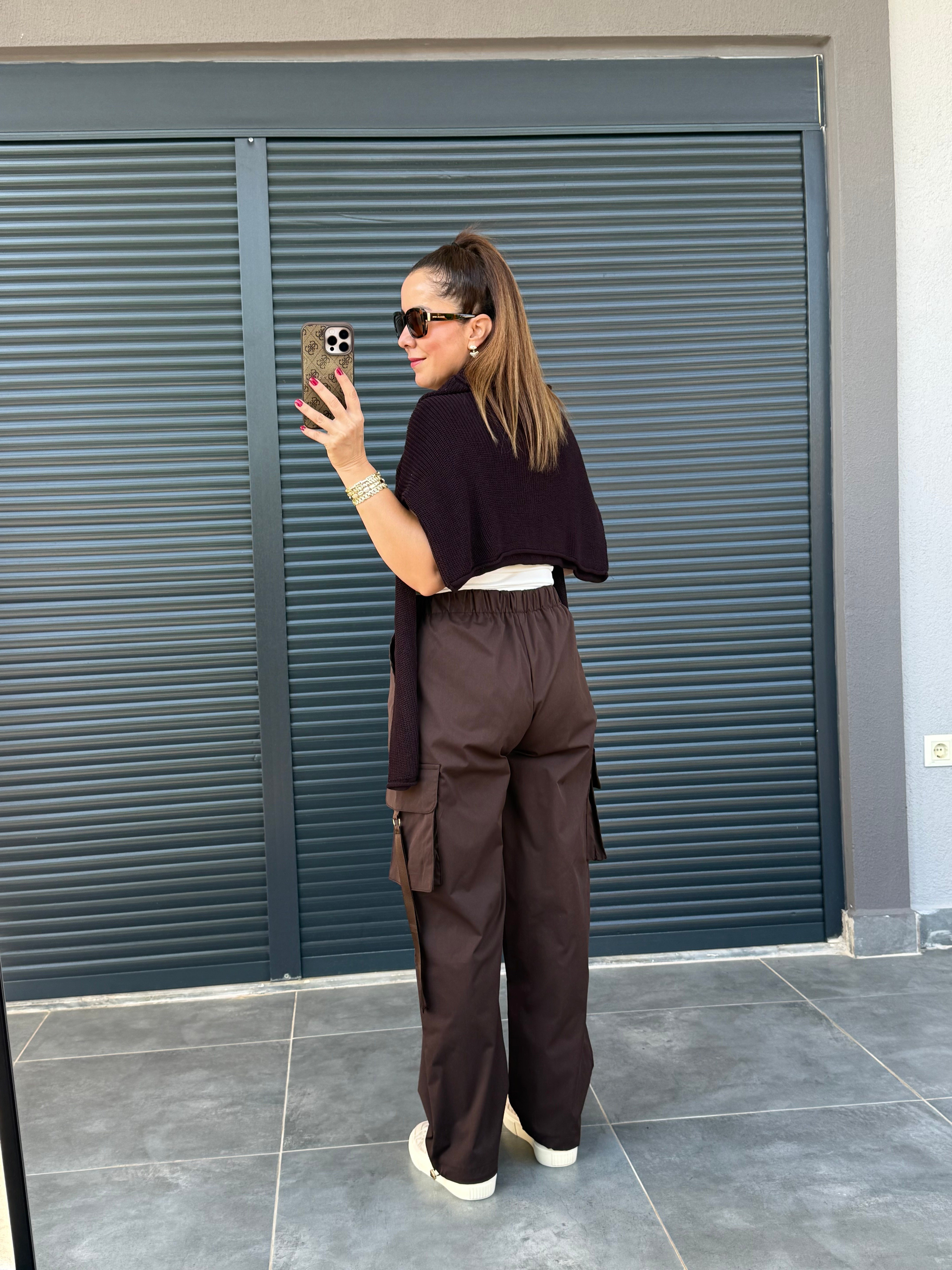 Premium Kargo Pantolon Acı Kahve