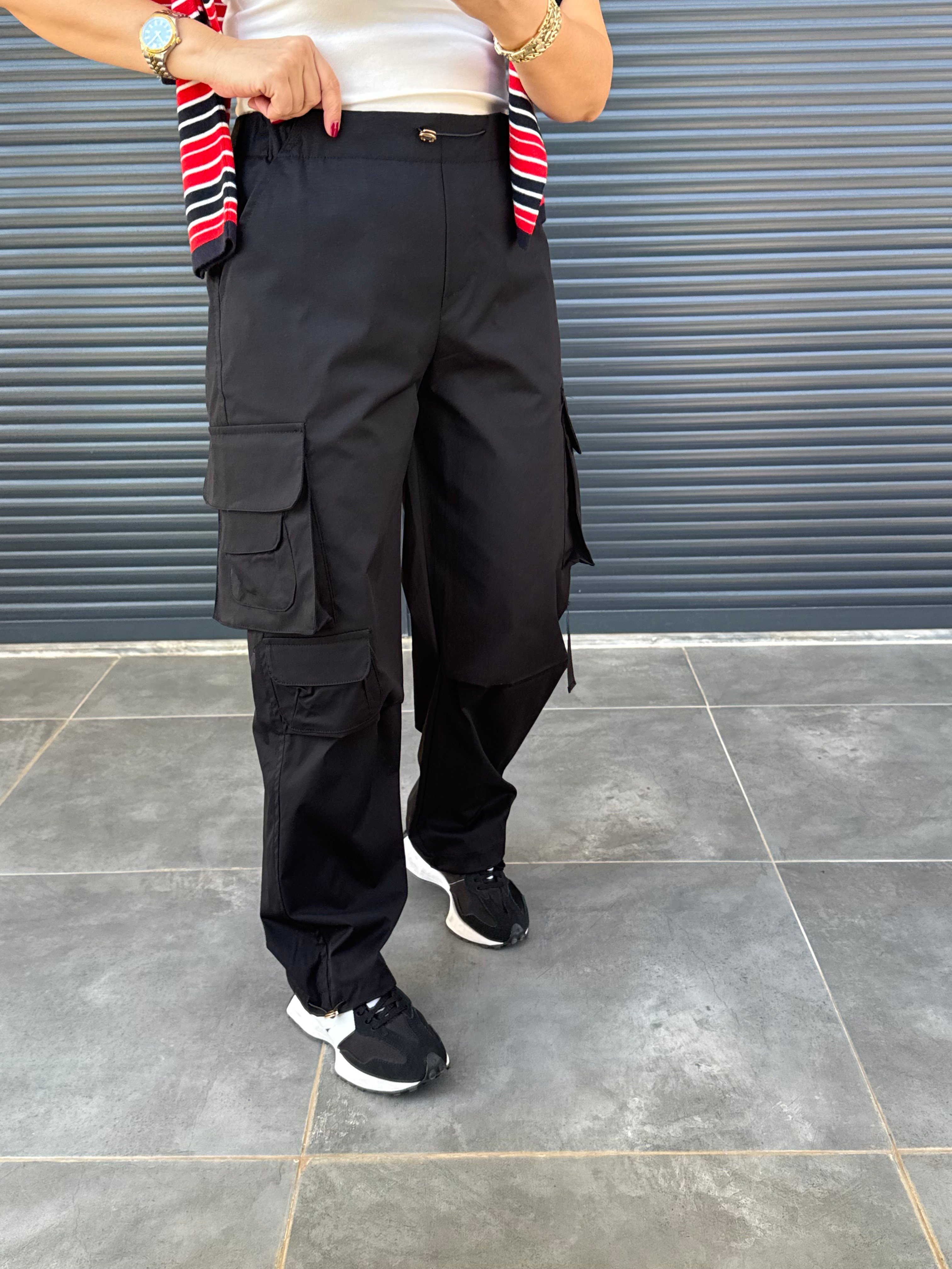 Premium Kargo Pantolon Siyah
