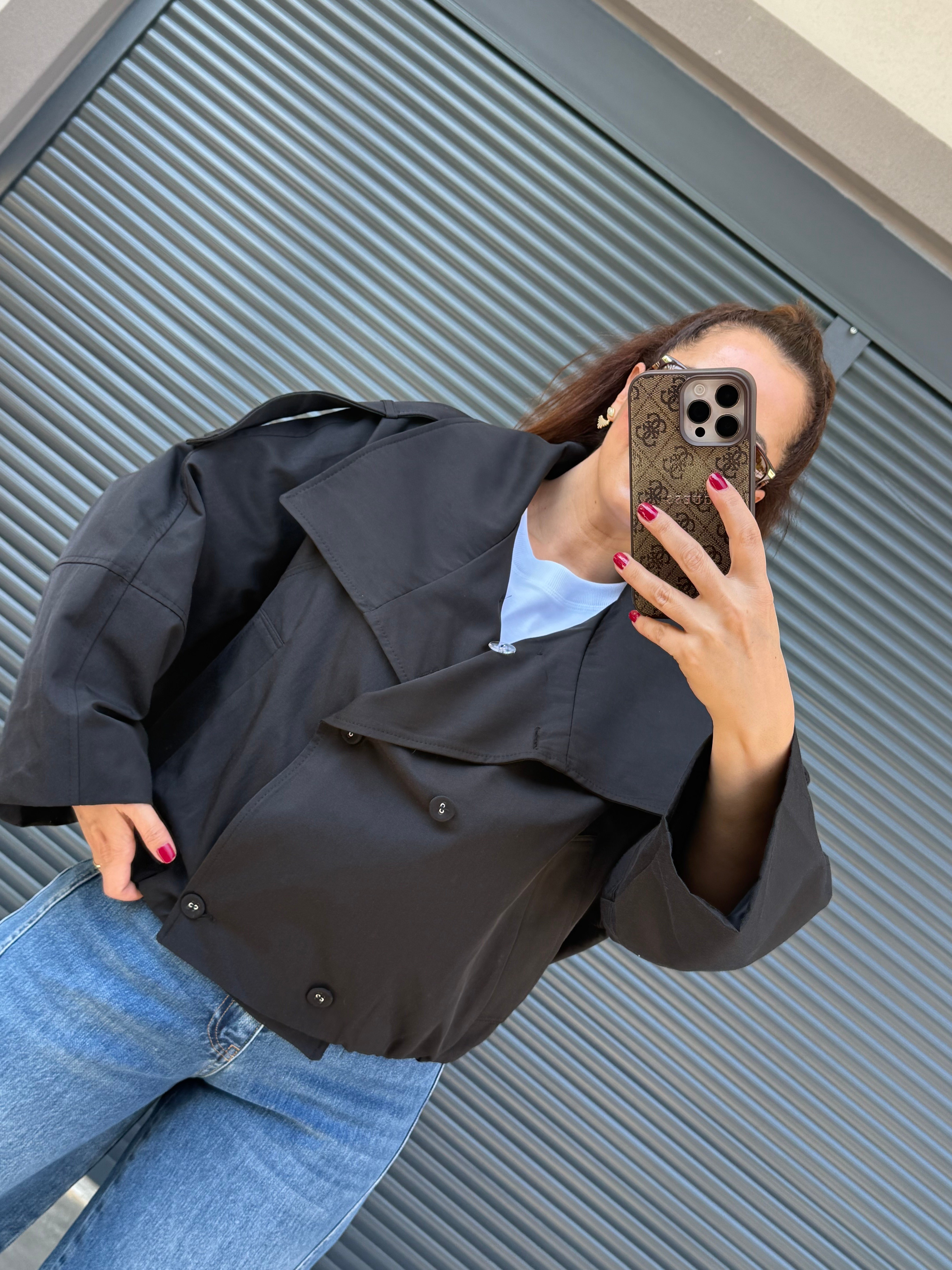 Premium Siyah Bomber Ceket