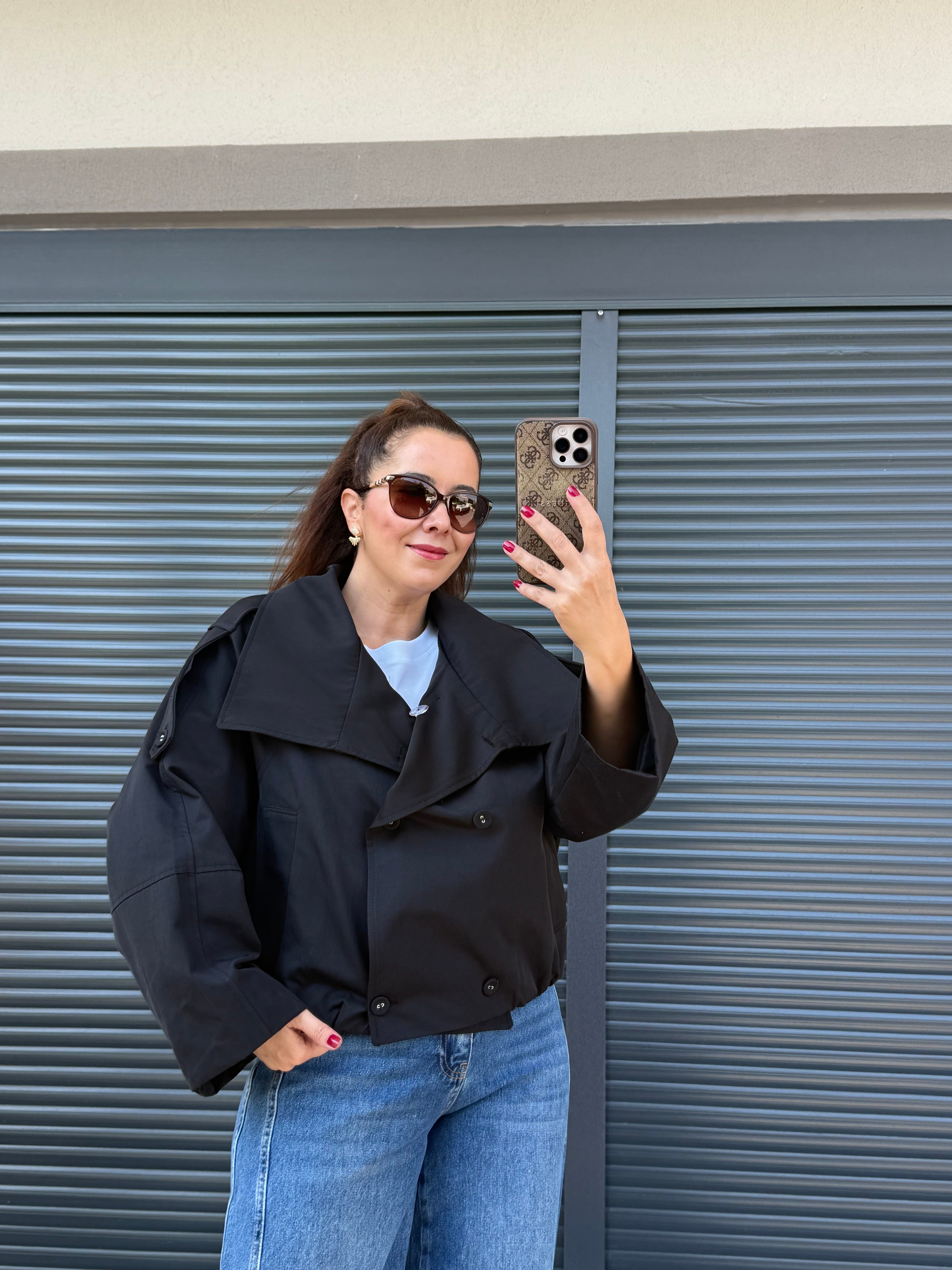 Premium Siyah Bomber Ceket
