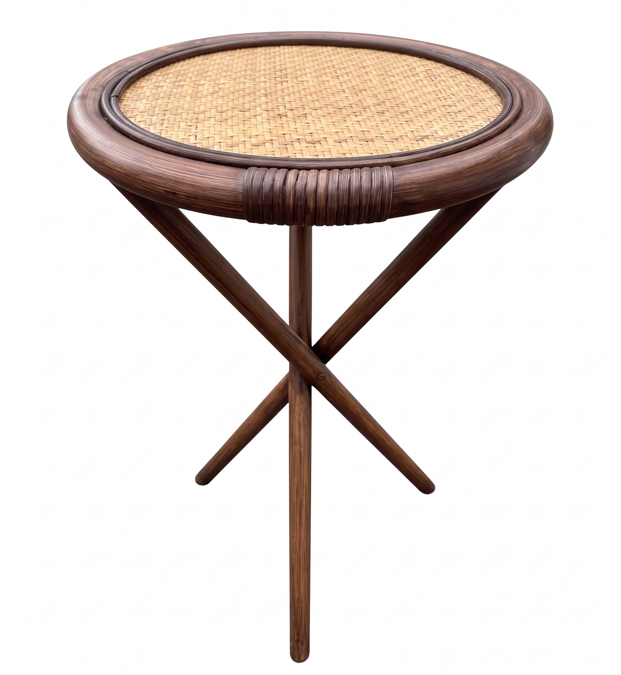 Circle Rattan Sehpa