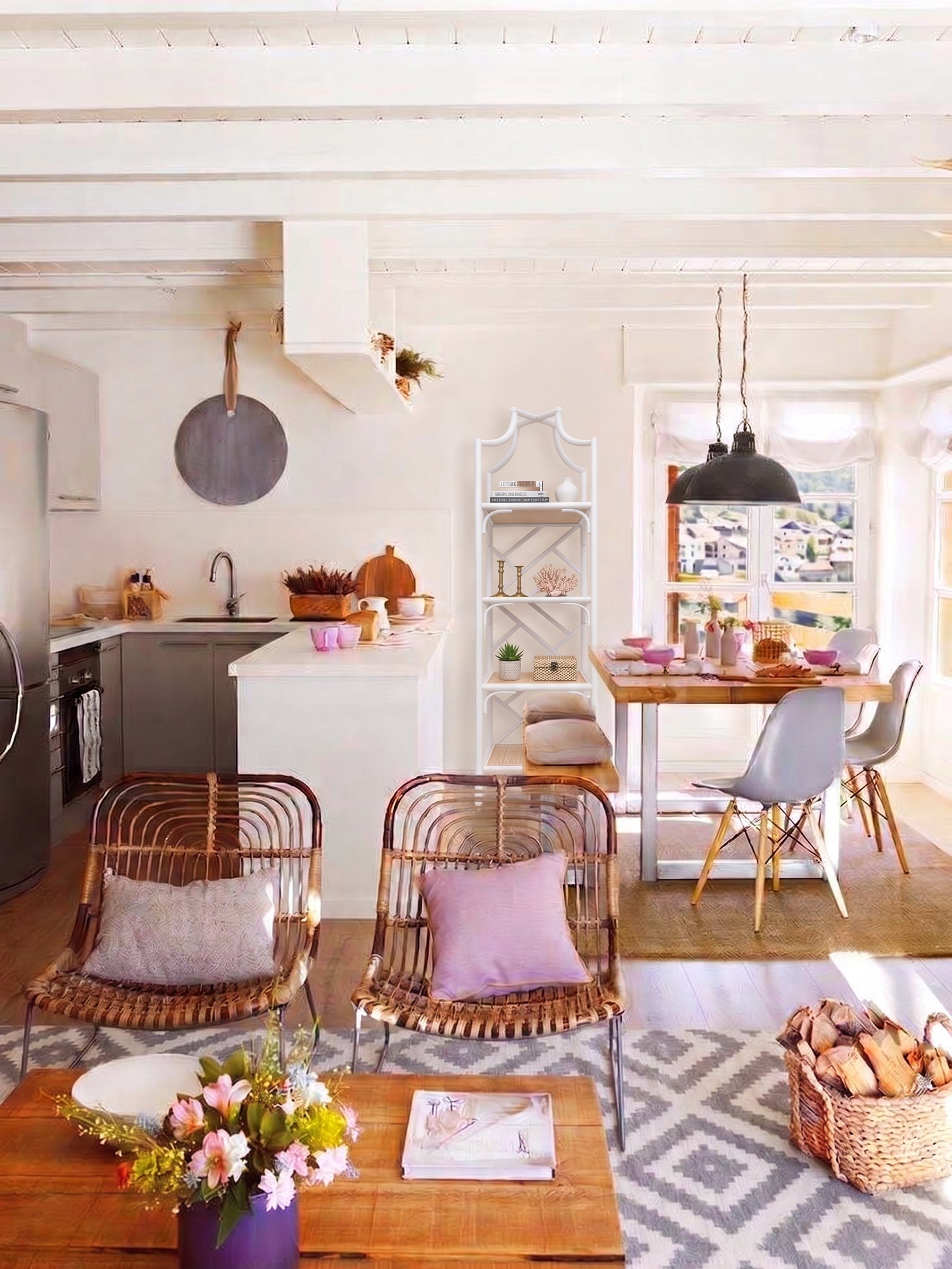 Classy Rattan Büfe