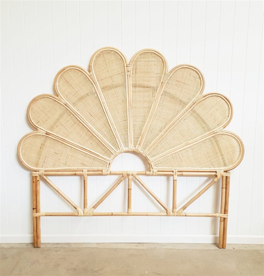 Hasırlı Daisy Rattan Yatakbaşı