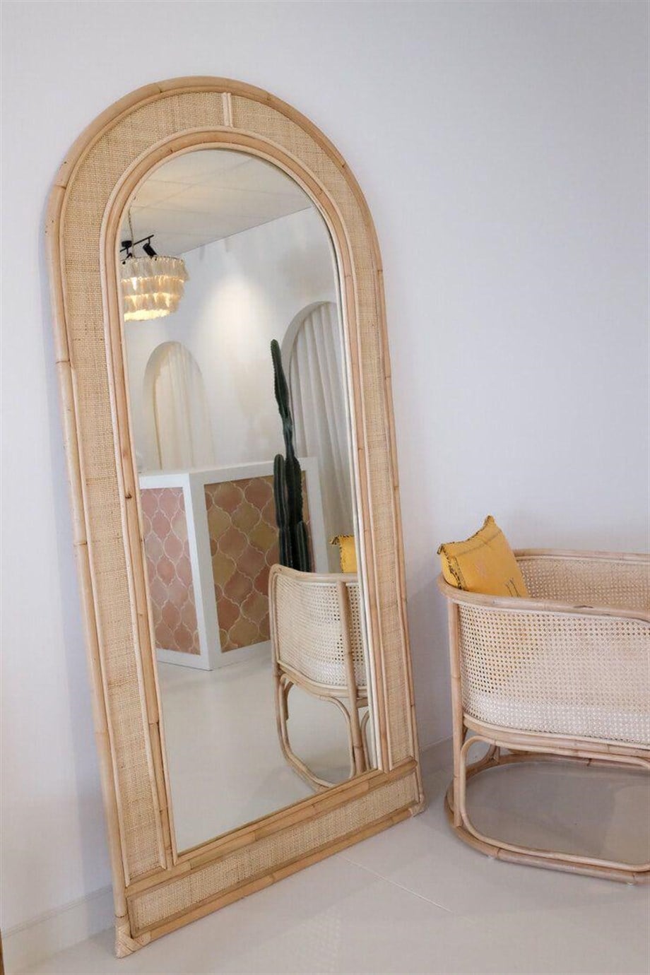 Hasırlı Oval Ayna