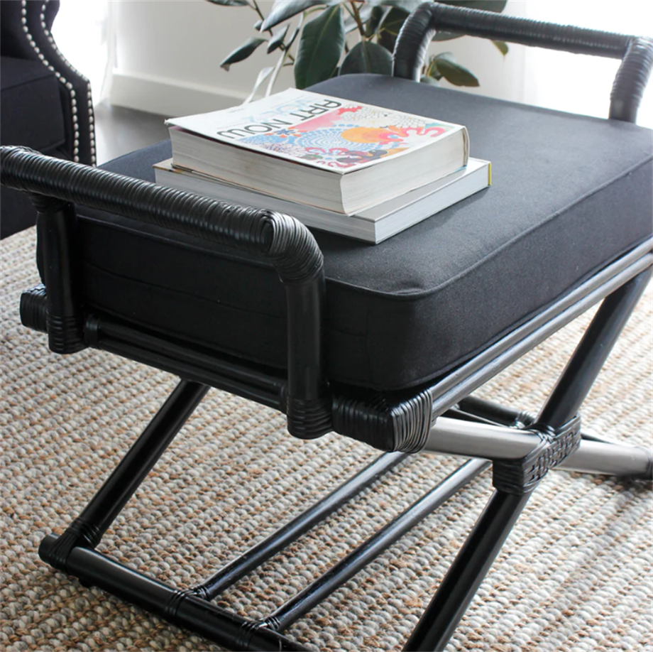 Ottoman Rattan Tabure 