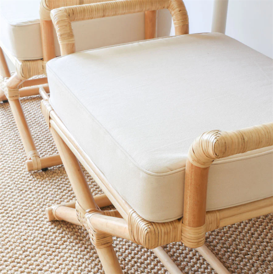 Ottoman Rattan Tabure 