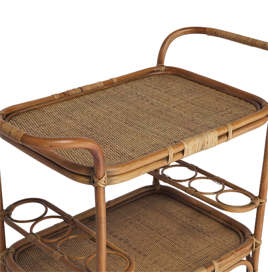 Rattan Servis Arabası