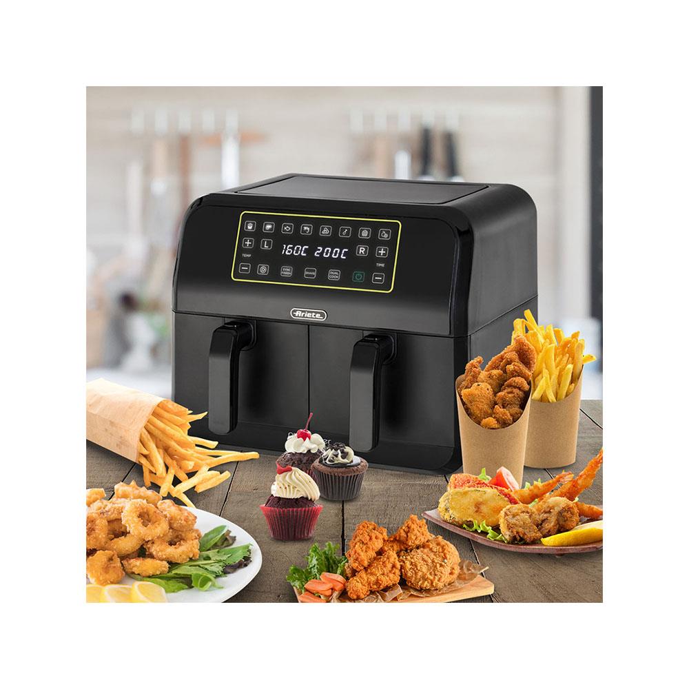Ariete Airy Çift Hazneli Hava Fritözü (Teşhir & Outlet)
