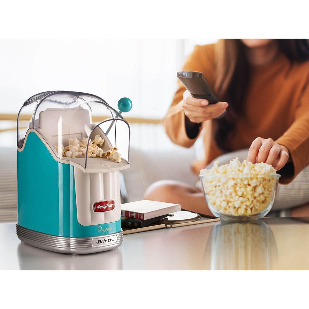 Ariete Party Time Patlamış Mısır Makinası Mavi (Teşhir & Outlet) - 00C295801AR0