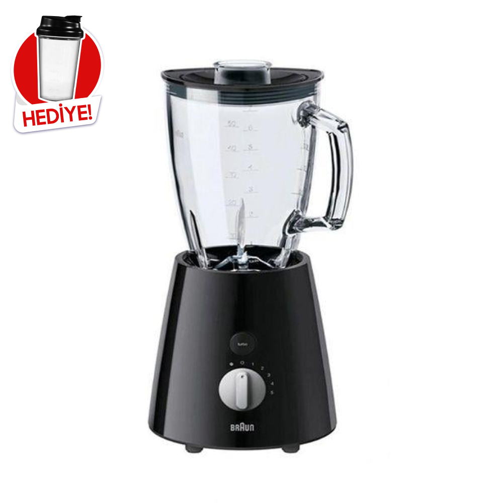 Braun JB3060BK Smoothie Blender 800W (Teşhir & Outlet)