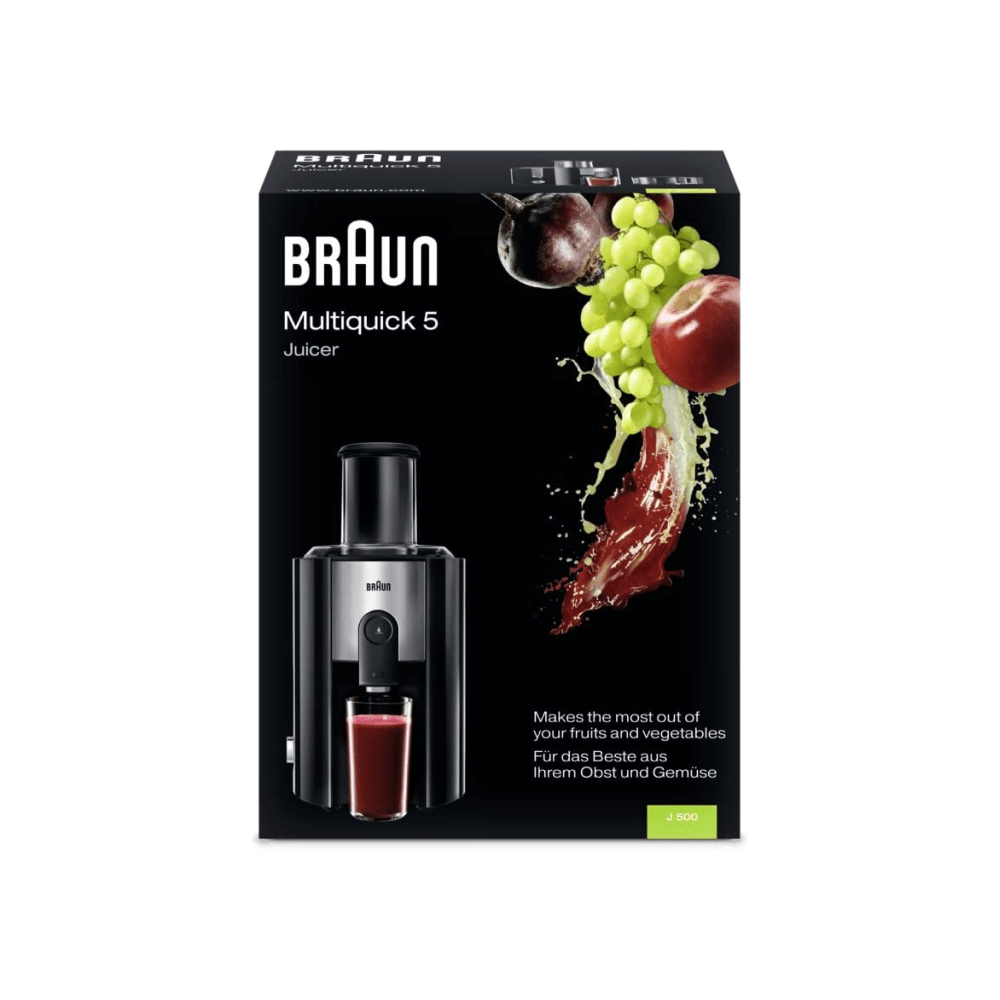 Braun MultiQuick J500 1.25L Hacimli Katı Meyve Sıkacağı 900W (Teşhir & Outlet)