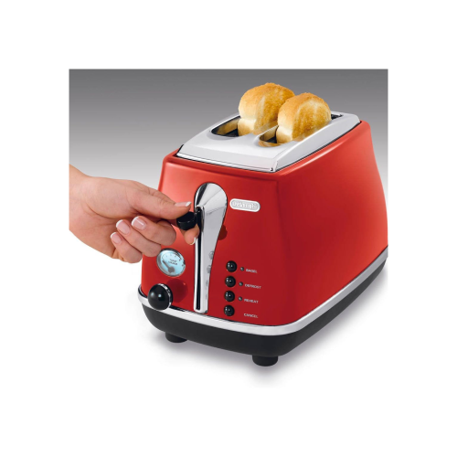 Delonghi CTO2003.R Icona Ekmek Kızartma Makinesi (Teşhir & Outlet)