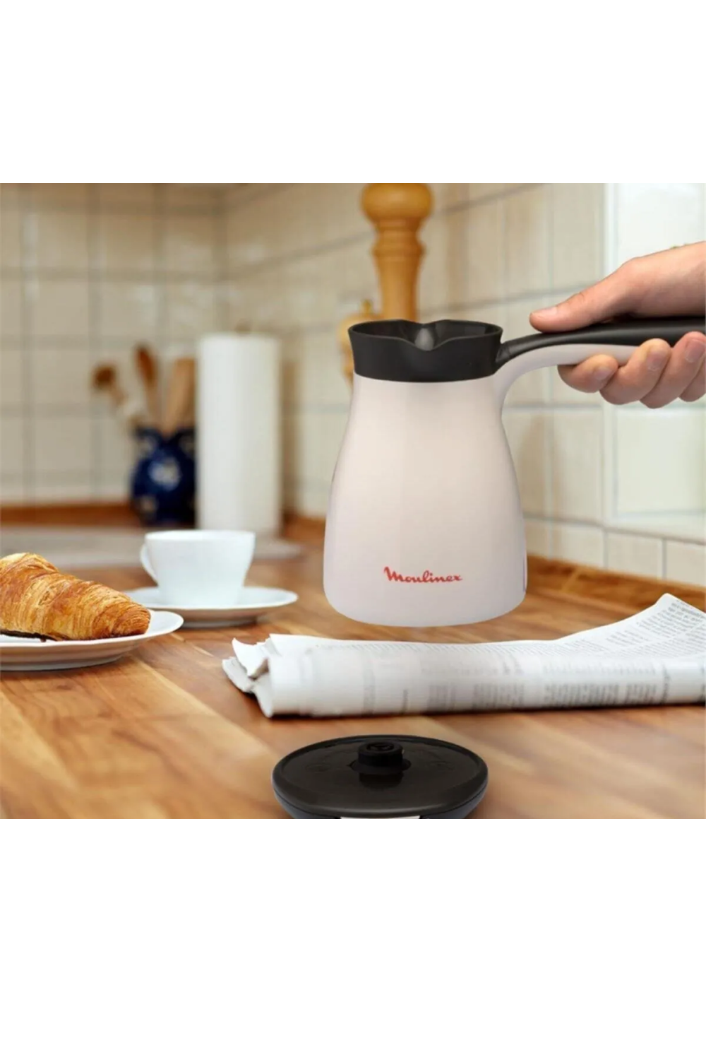 Moulinex FG8011 Krem Elektrikli Cezve (Teşhir & Outlet)