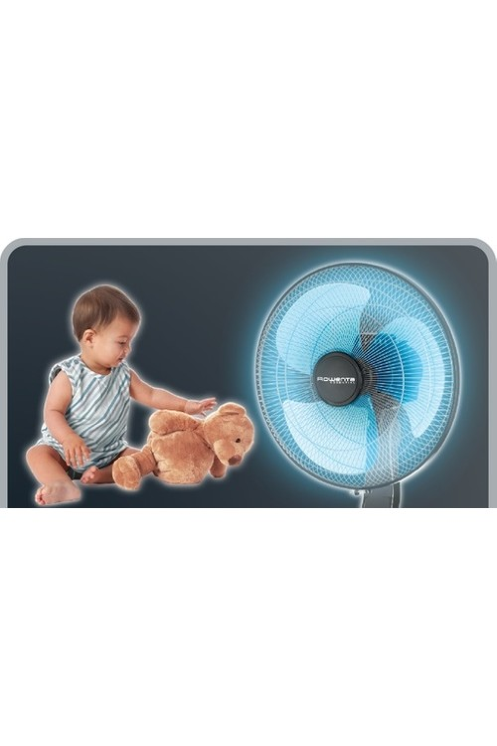 Rowenta VU4110 Home Comfort Essential 3 Kademeli Ayaklı Vantilatör (Teşhir & Outlet)