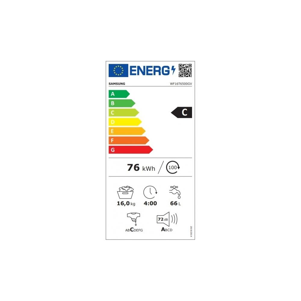 Samsung 16 Kg 1000 Devir Çamaşır Makinesi WF16T6500GV/AH | Yenilenmiş Ürün