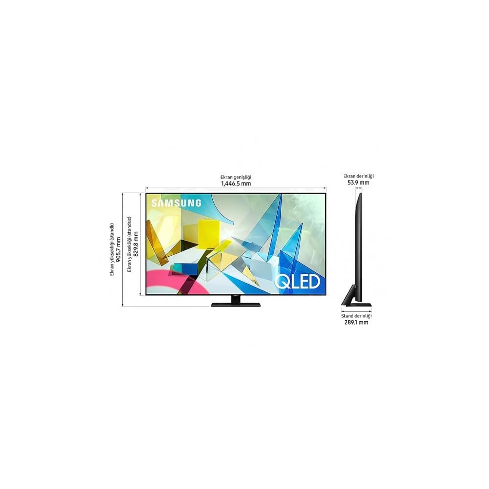 Samsung 65Q80T 65'' 4K Ultra HD QLED TV QE65Q80TATXTK | Yenilenmiş Ürün