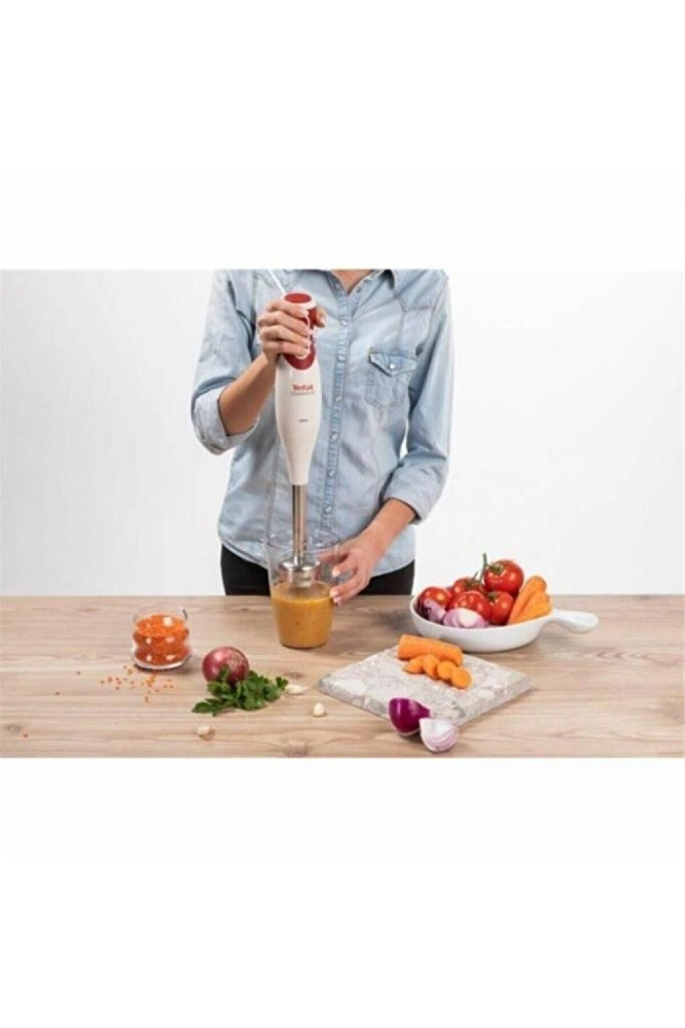 Tefal HB1741 Optiblend Kırmızı Blender Seti 1.5L 1000W (Teşhir & Outlet)
