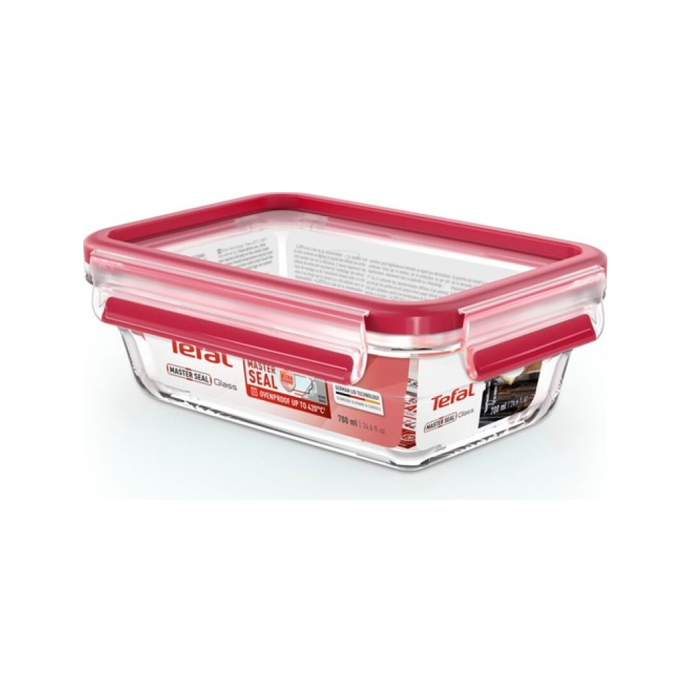 Tefal N10406 Masterseal Fırınlanabilir Cam Saklama Kabı 0,7L (Teşhir & Outlet)