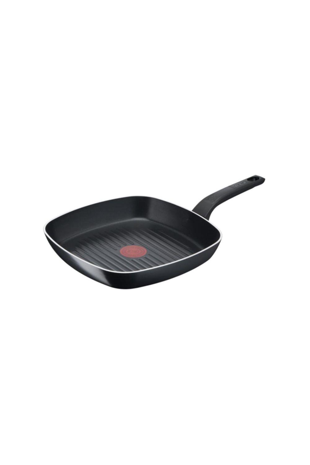Tefal Titanyum 1X SimplyClean Difüzyon Tabanlı Izgara Tavası 26 cm (Teşhir & Outlet)