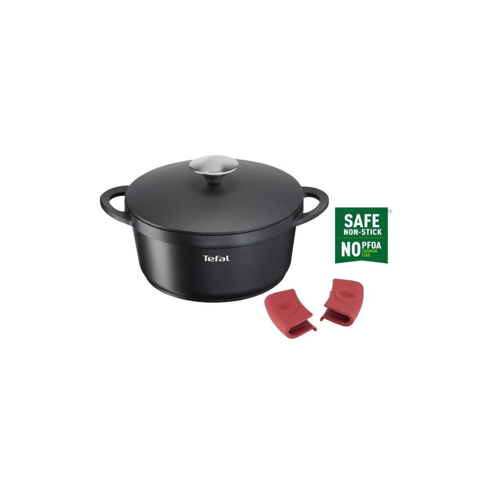 Tefal Trattoria İndüksiyon Tabanlı Döküm Derin Tencere - 20 cm (Teşhir & Outlet)
