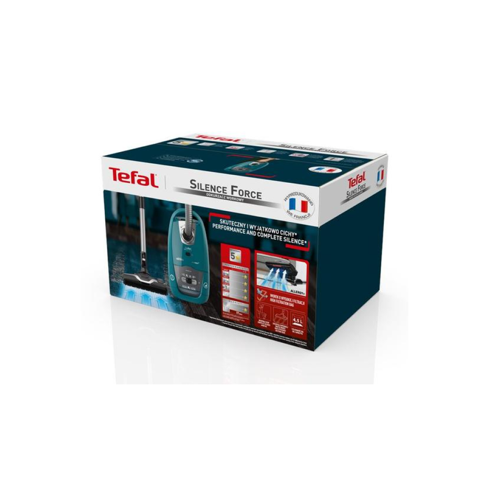 Tefal TW7752 Silence Force Cyclonic Toz Torbalı Elektrikli Süpürge (Teşhir & Outlet)