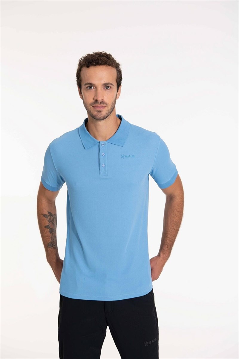 2AS Teal Polo Yaka Erkek T-Shirt 2ASTEA040422YETK000751-0252AS