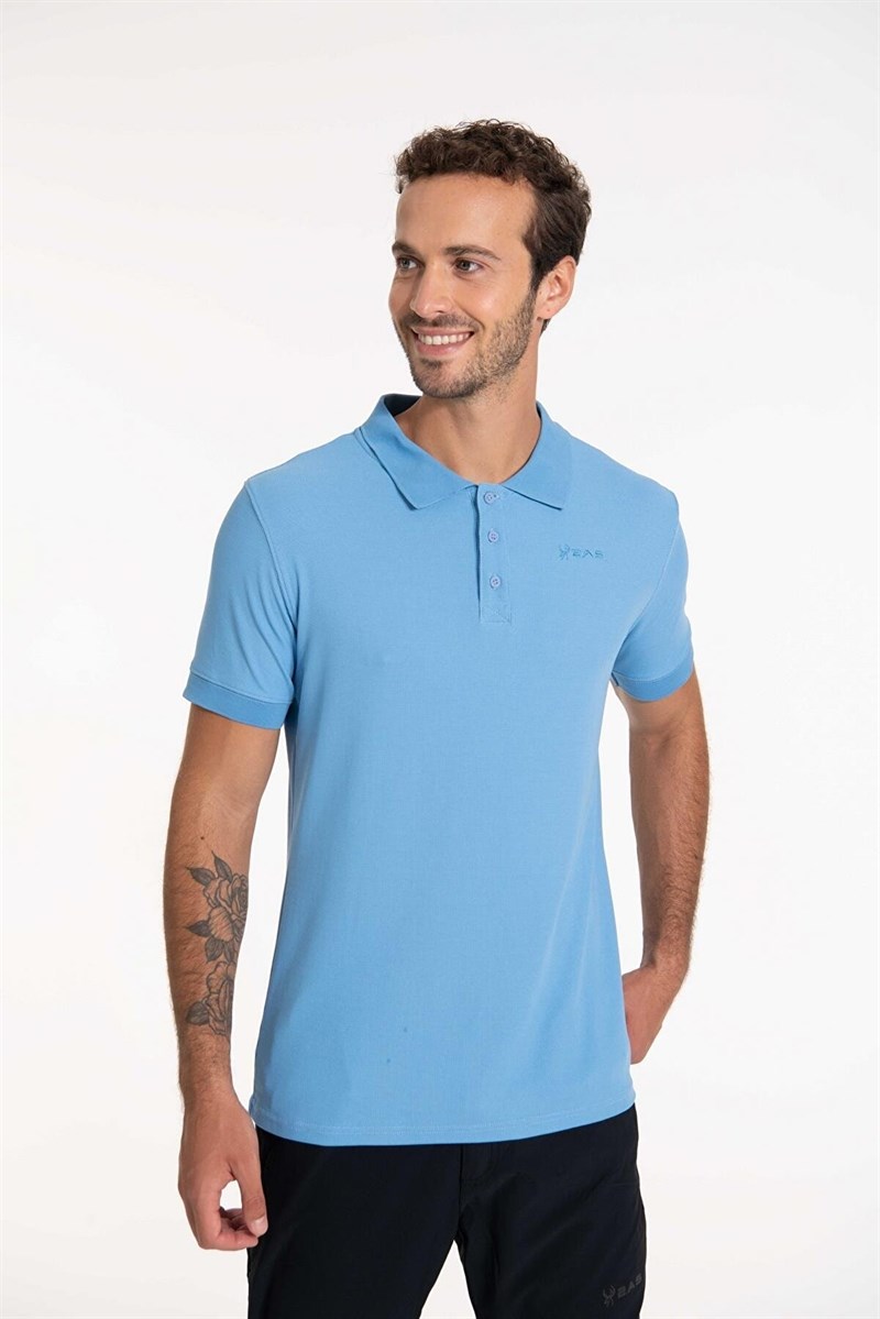 2AS Teal Polo Yaka Erkek T-Shirt 2ASTEA040422YETK000751-0252AS