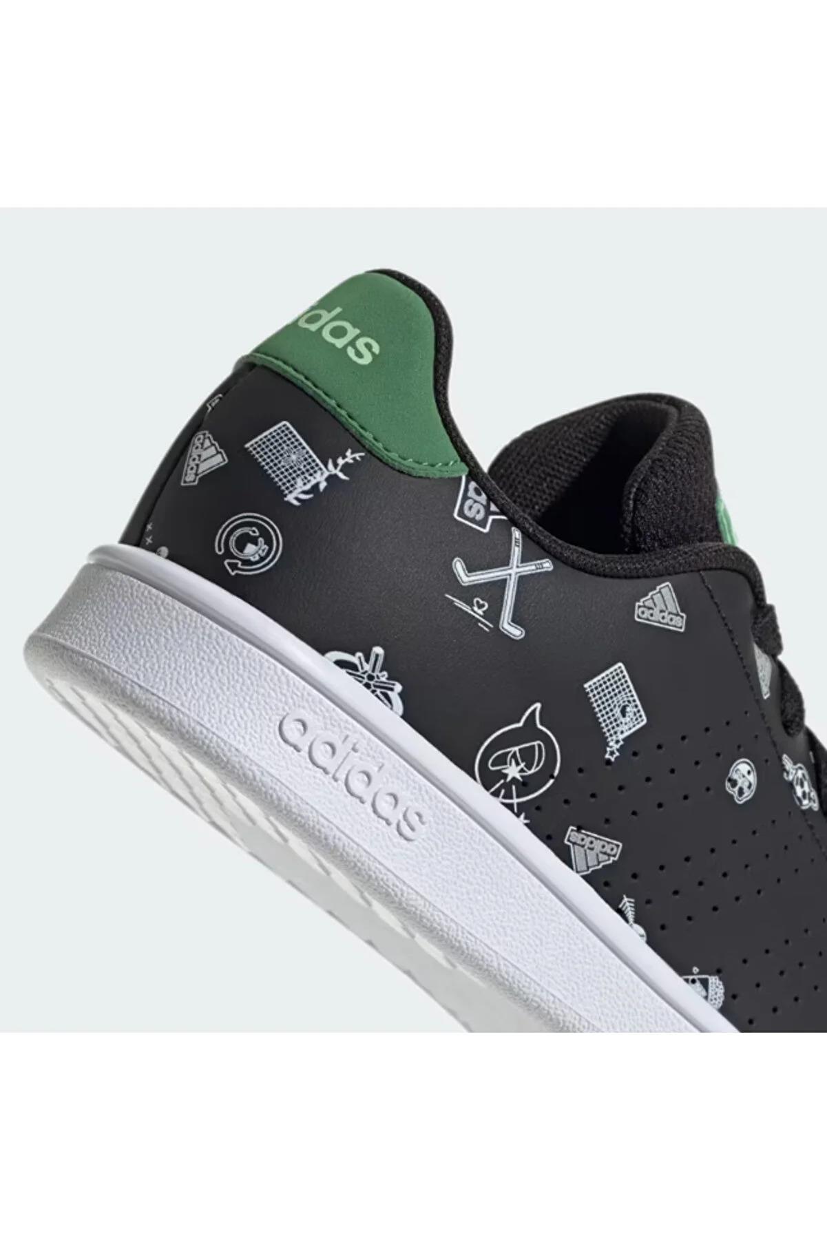 adidas advantage k cblack/ftwwht/segrsp id840723KID8407ADV-00011adidas