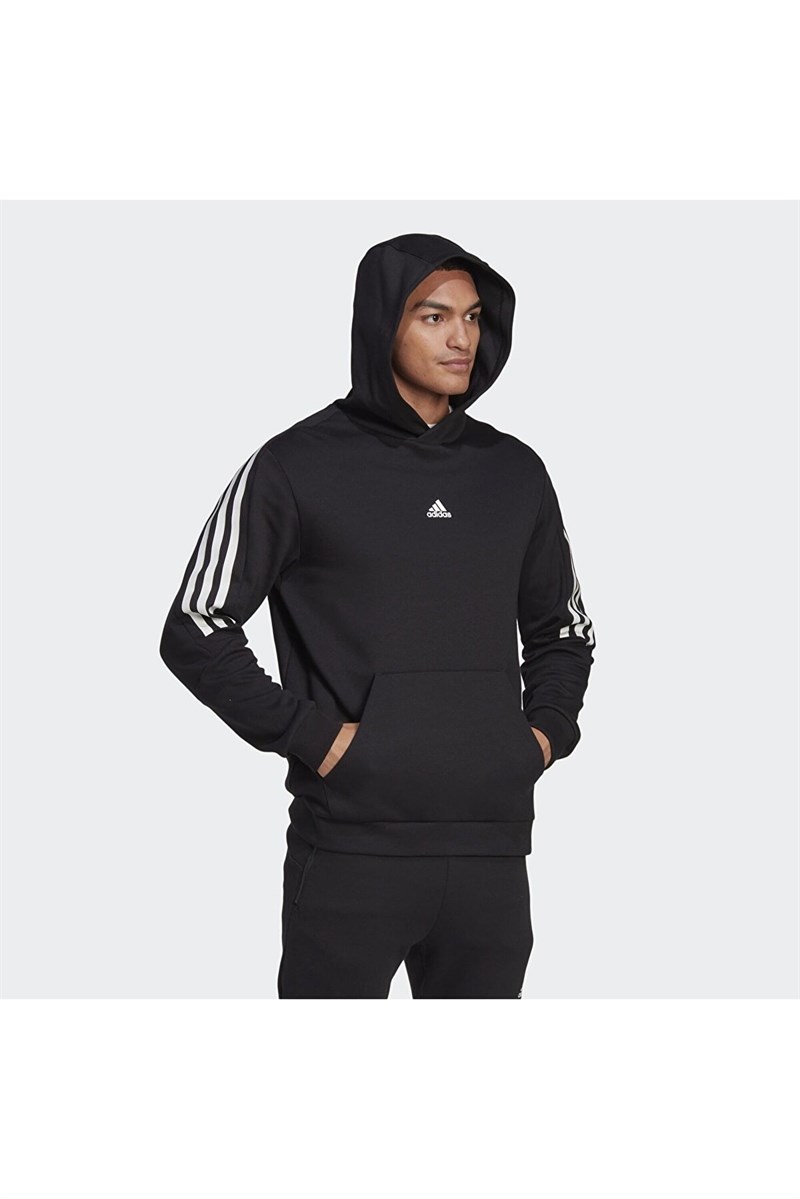 ADİDAS M FI 3S Hoodie BLACK HK457222KHK4572TEK-00011adidas