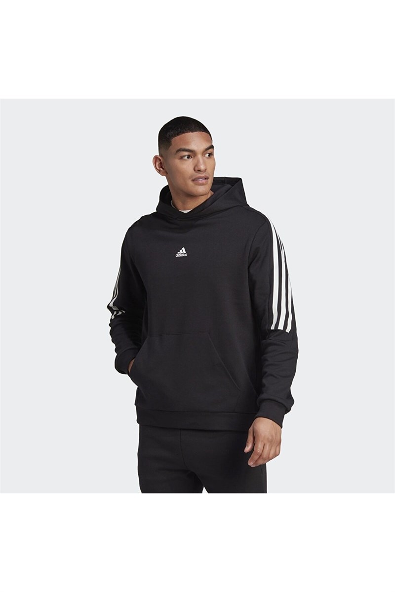 ADİDAS M FI 3S Hoodie BLACK HK457222KHK4572TEK-00011adidas