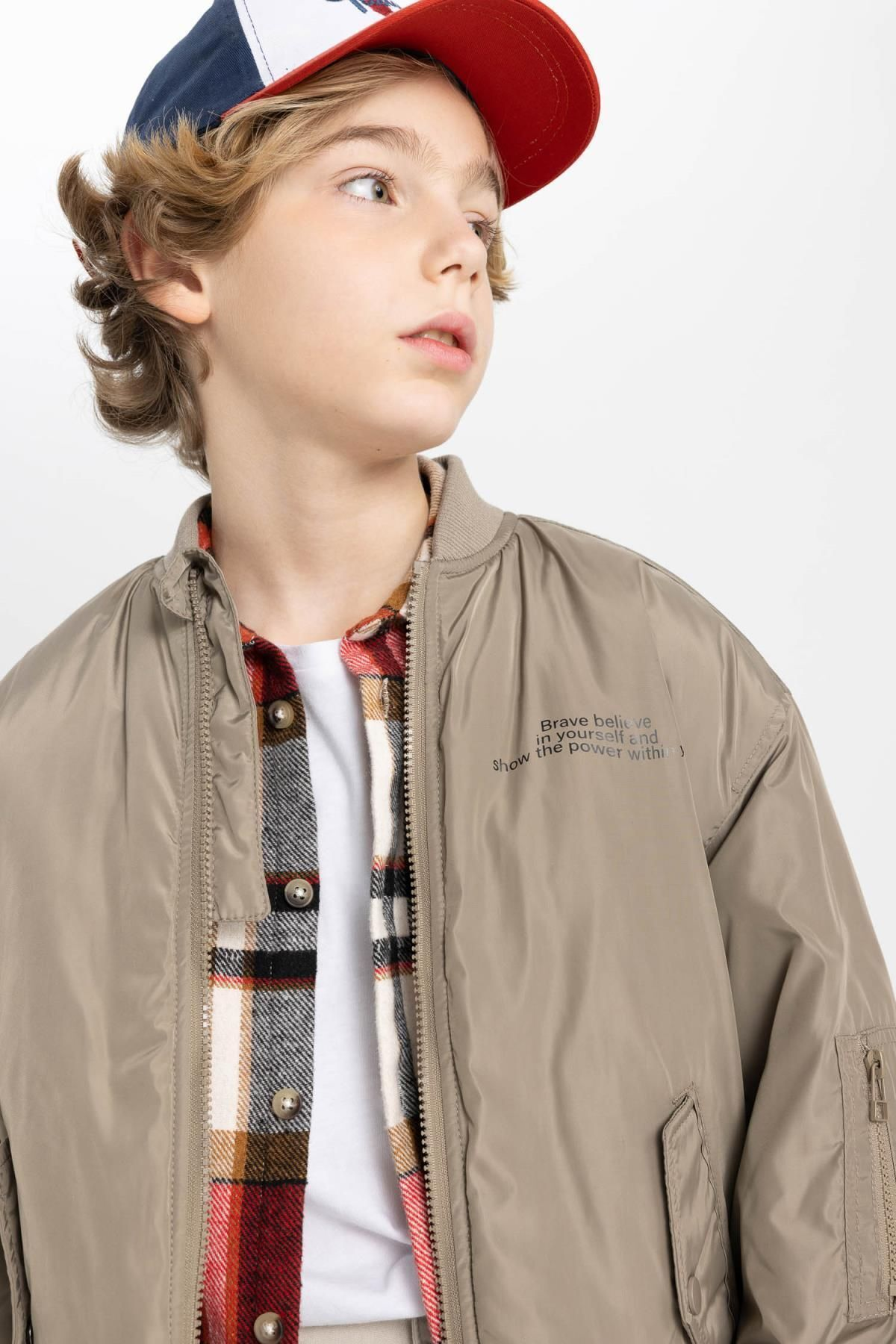 DEFACTO ÇOCUK B1838A8 MONT Khaki24YÇTK000042-DFCYM04DEFACTO