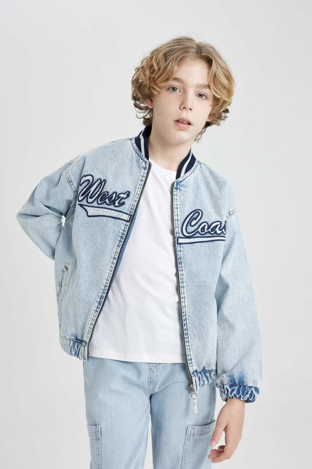 DEFACTO ÇOCUK B5494A8 JACKET LT.BLUE24YB5494A8CU-DFCA09DEFACTO
