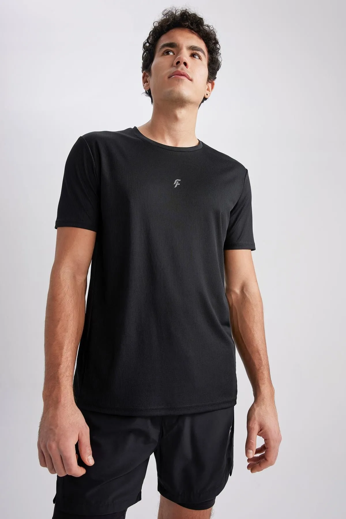 Defacto Erkek T-Shirt X6142Az Black24YX6142AZBU-00011DEFACTO